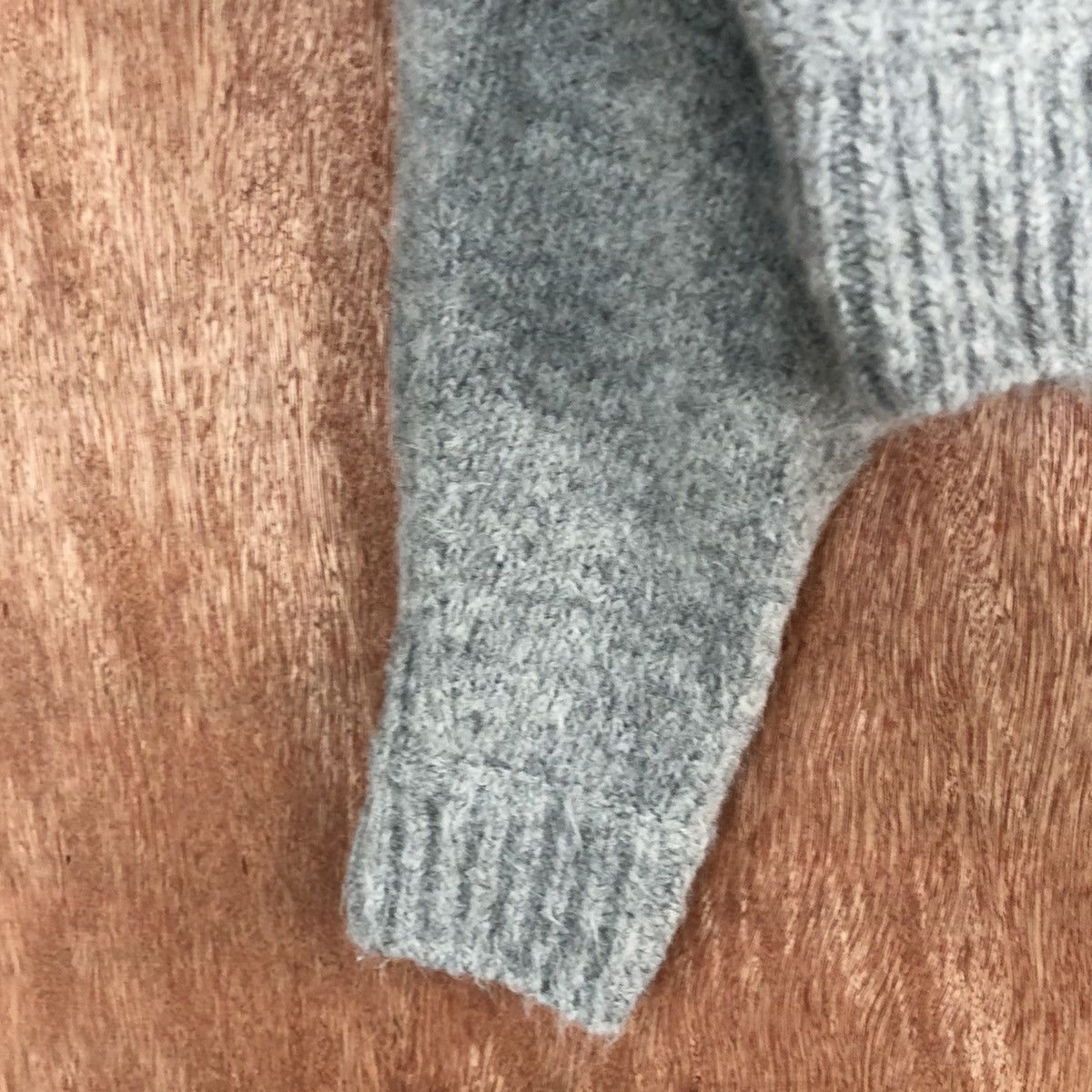 Homespun Knitwear DLL Japan Grey mohair crop top Knitwear #c626 Size US M / EU 48-50 / 2 - 6 Thumbnail