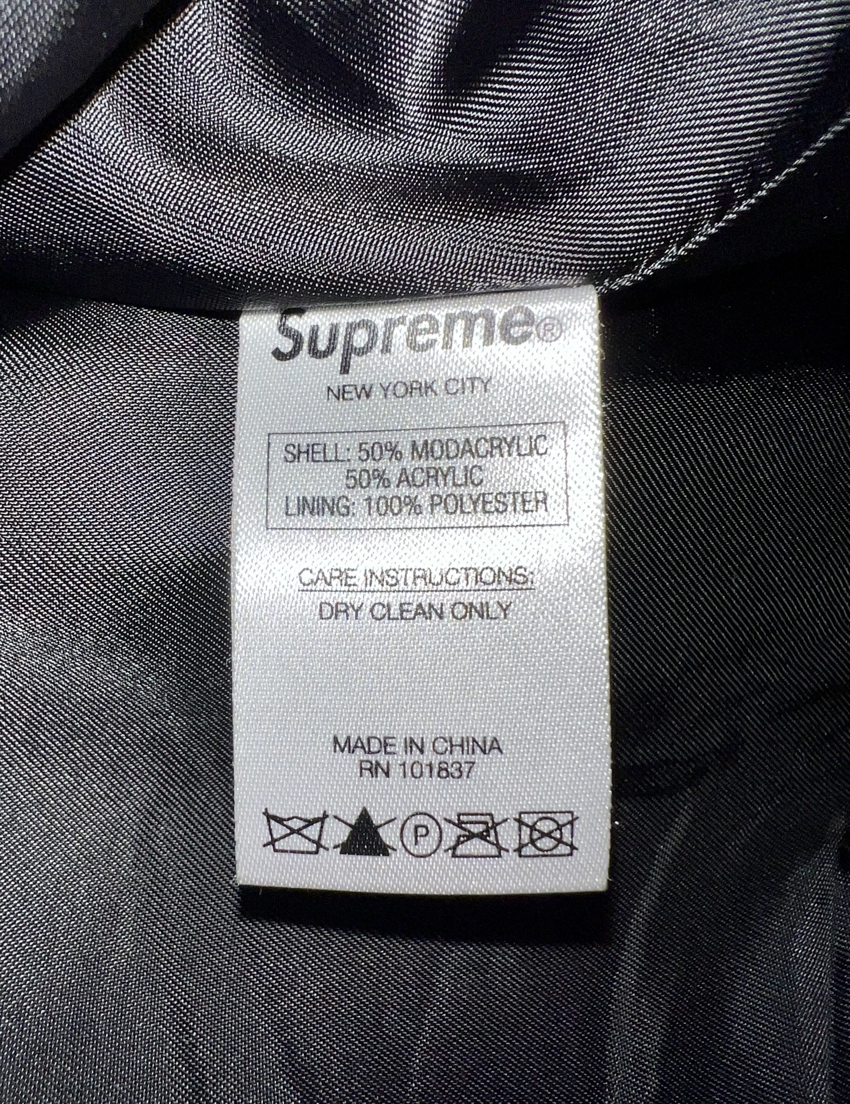 Supreme FW15 Faux Fur Patchwork Coat Size US M / EU 48-50 / 2 - 3 Thumbnail