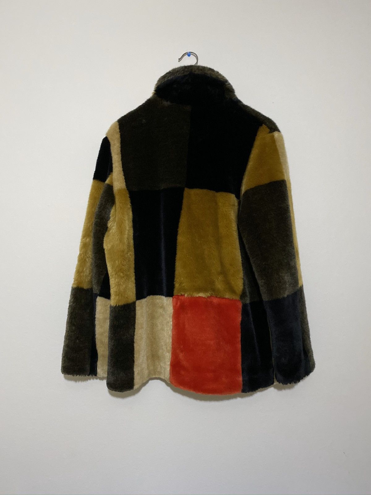 Supreme FW15 Faux Fur Patchwork Coat Size US M / EU 48-50 / 2 - 2 Thumbnail