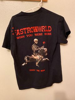 Travis Scott Concert Shirt Astroworld Wish You Were Here 2018 Tour T Shirt  Small