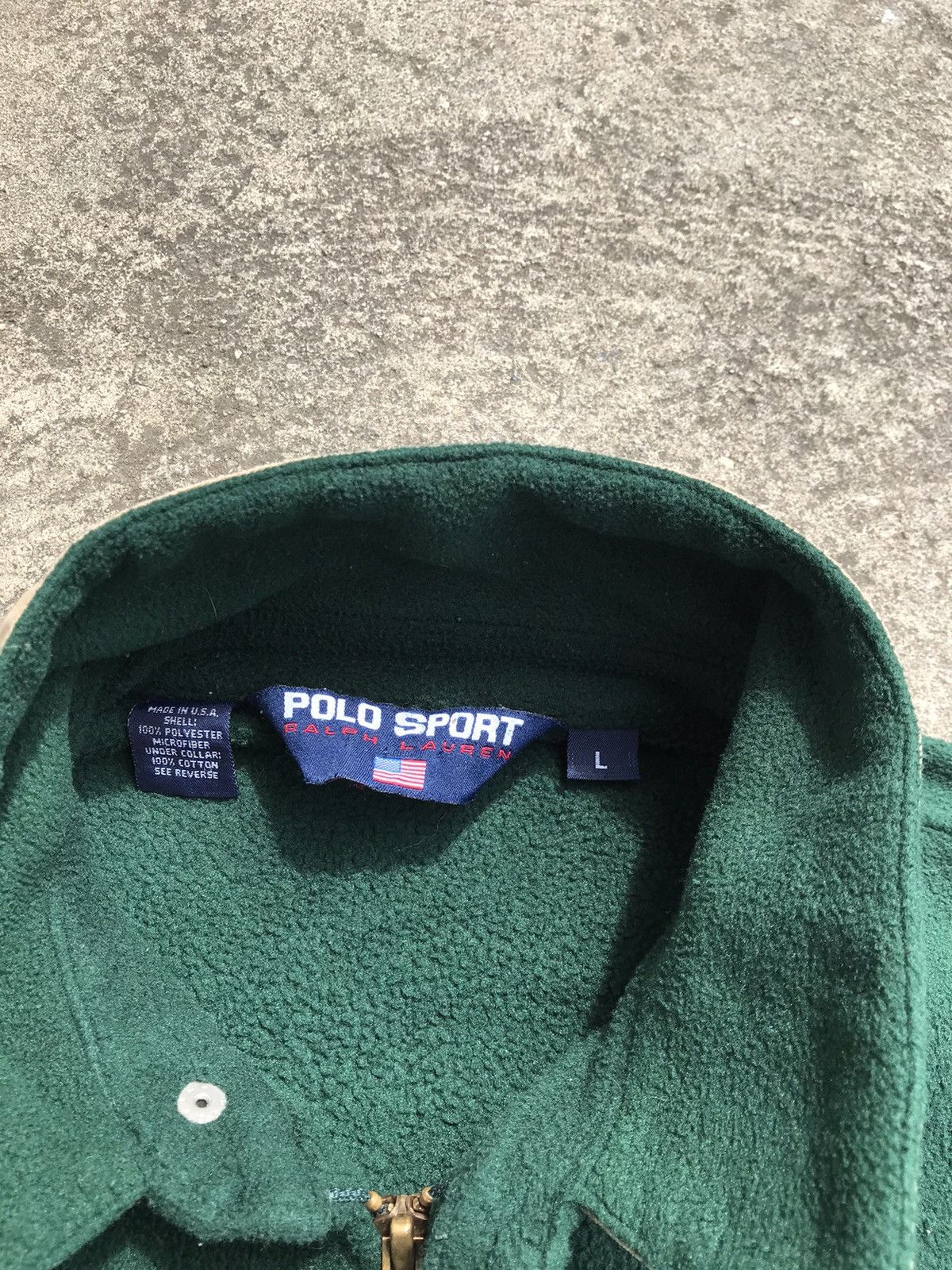 Polartec × Polo Ralph Lauren × Ralph Lauren Sport 80s Polo Sport Fleece Jacket Size US L / EU 52-54 / 3 - 5 Thumbnail
