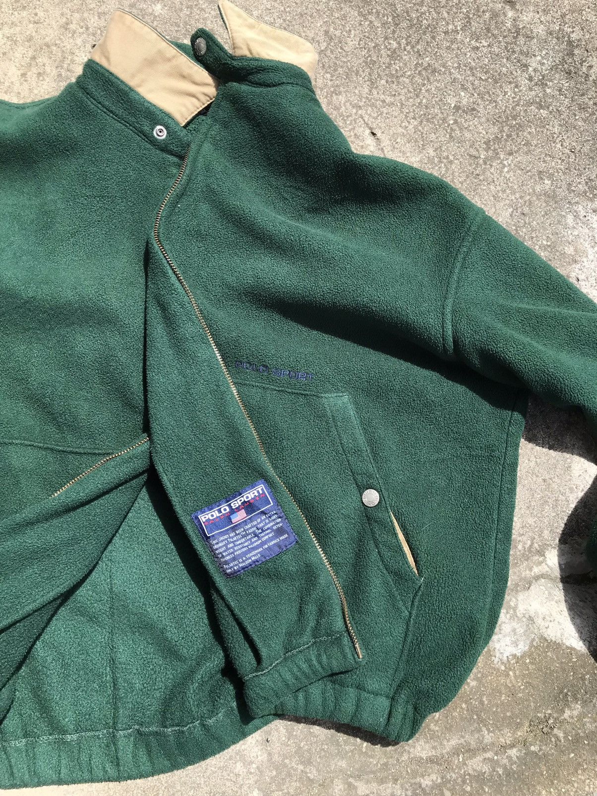 Polartec × Polo Ralph Lauren × Ralph Lauren Sport 80s Polo Sport Fleece Jacket Size US L / EU 52-54 / 3 - 6 Thumbnail