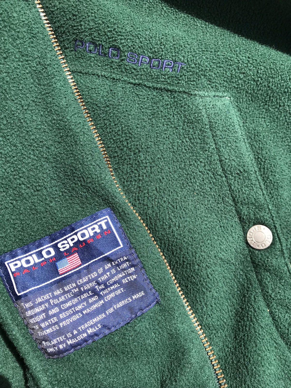 Polartec × Polo Ralph Lauren × Ralph Lauren Sport 80s Polo Sport Fleece Jacket Size US L / EU 52-54 / 3 - 7 Thumbnail