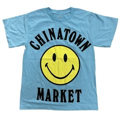 Chinatown Market – Smiley Hawaiian Shirt Blue