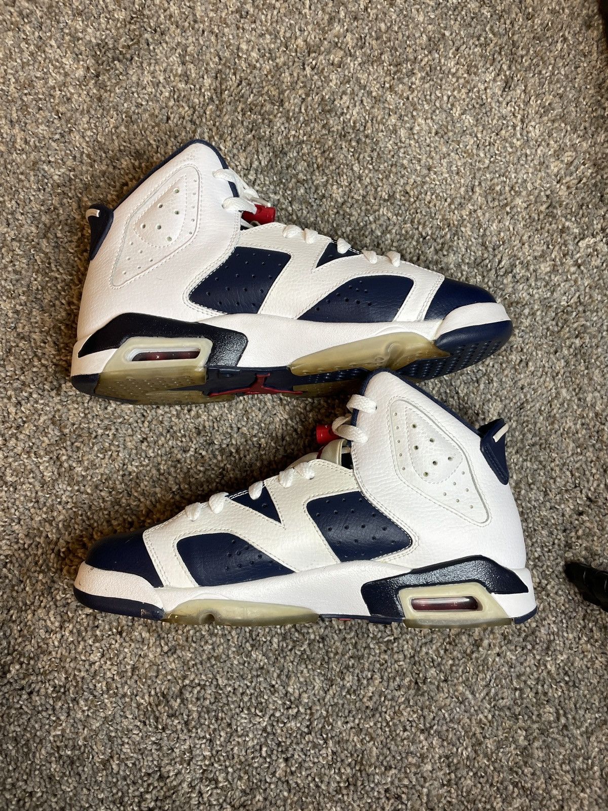 Jordan Brand Air Jordan 6 Retro GS Olympic 2012 Grailed