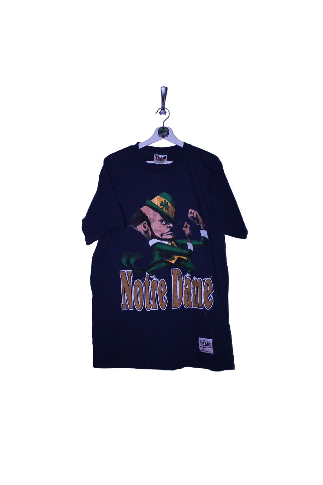 Vintage Vintage Notre Dame T-shirt Fighting Irish 90s NFL football Size US XL / EU 56 / 4 - 1 Thumbnail