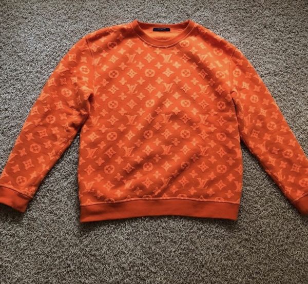 Louis Vuitton Orange Sweatshirt