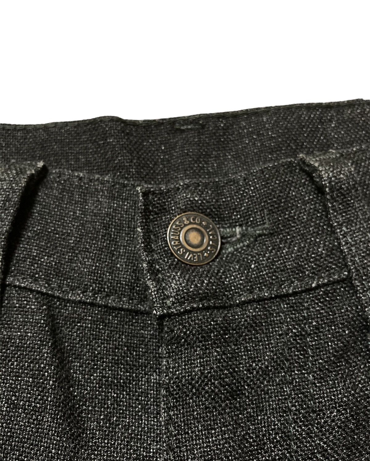 Levi's Vintage Dark Grey Levis Sta-Prest Size US 31 - 6 Thumbnail