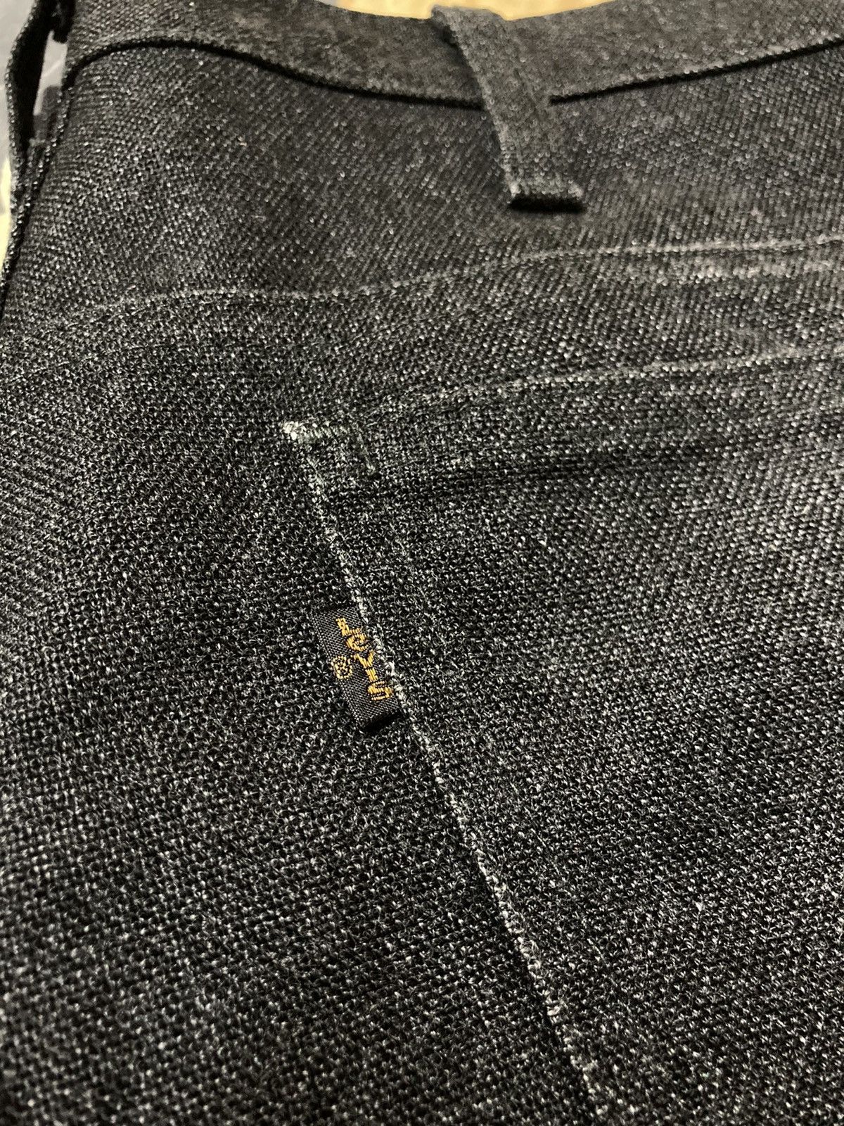 Levi's Vintage Dark Grey Levis Sta-Prest Size US 31 - 10 Thumbnail