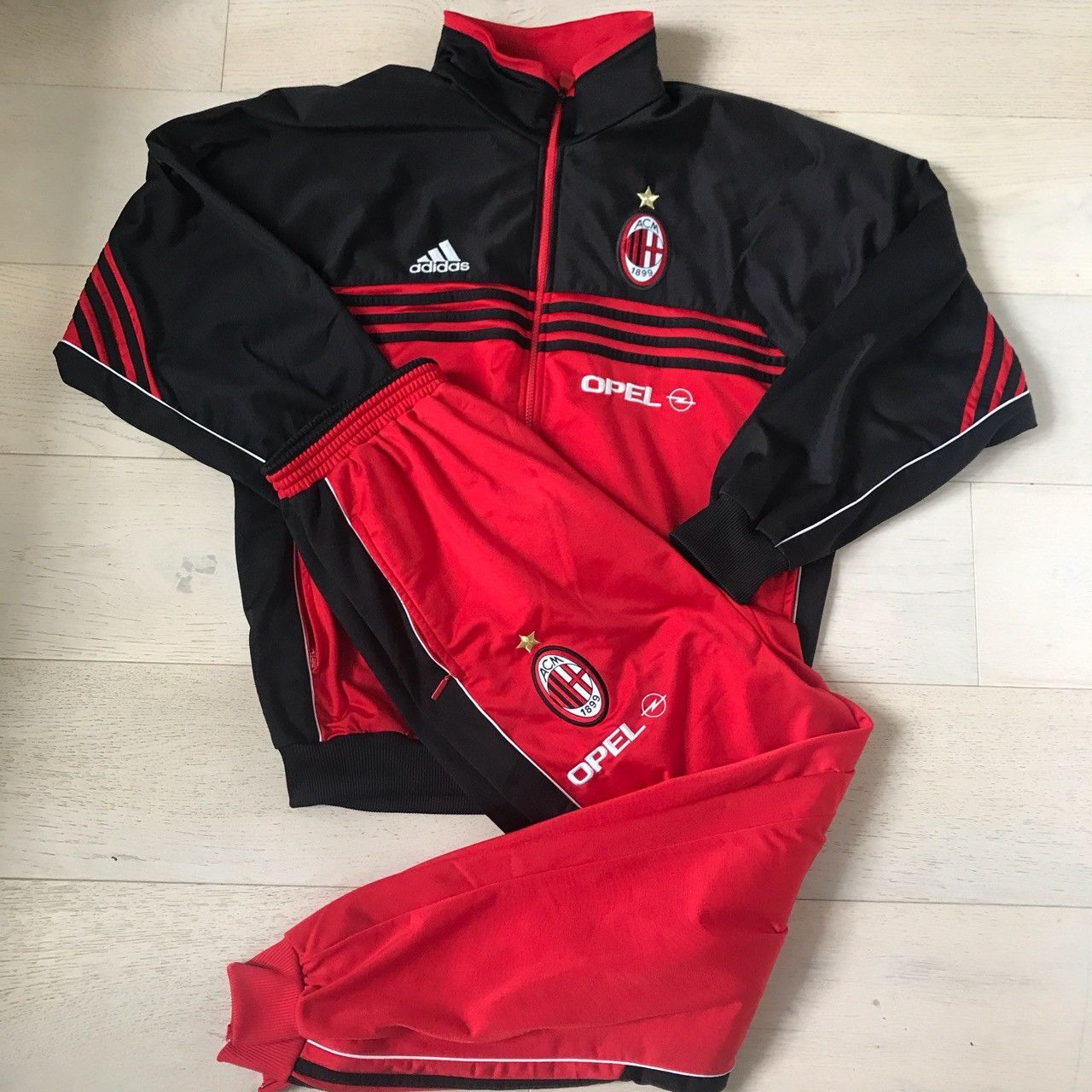 Adidas Vintage AC Milan 20002002 Adidas Tracksuit Grailed