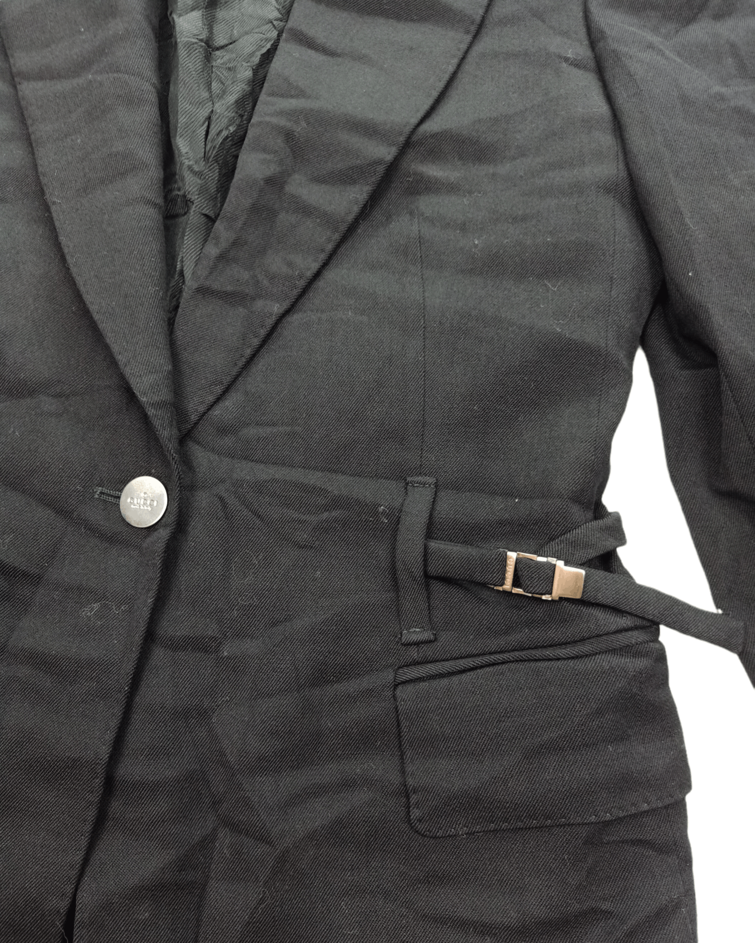 Gucci Gucci Made In Italy Waist Bucker Blazer Size S M Size 38L - 7 Thumbnail