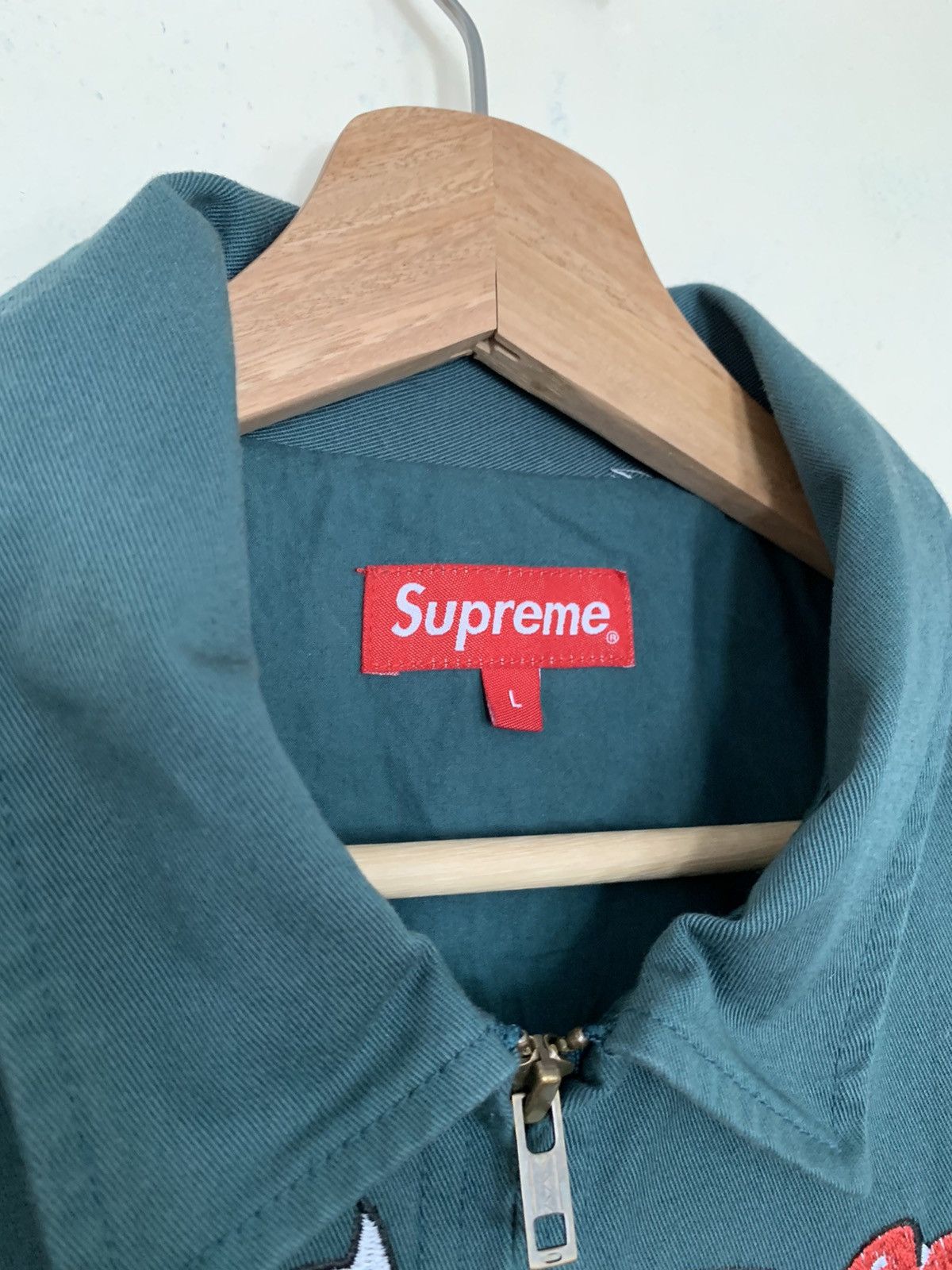 Supreme x Daniel Johnston Embroidered Work Jacket 'Black