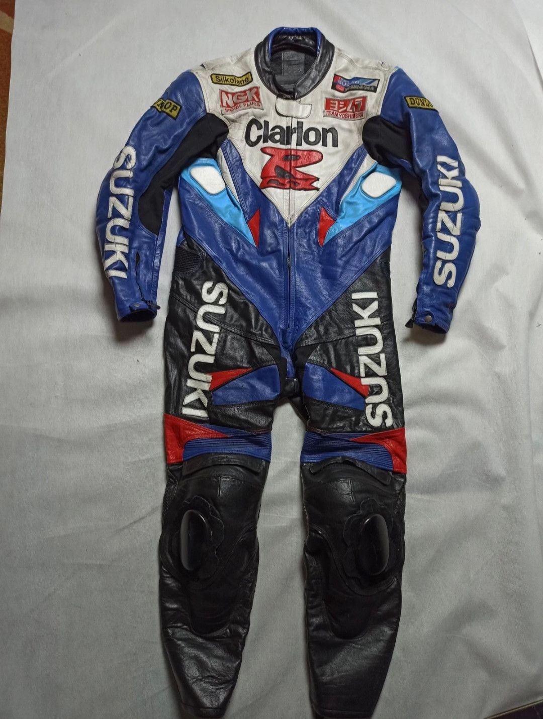 Other × Vintage Suzuki Clarion R GSX vintage motorcycle suit | Grailed