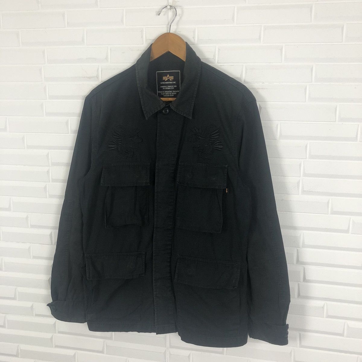 Alpha Industries × Vintage ALPHA INDUSTRIES NICE DESIGN LIGHT JACKET Size US M / EU 48-50 / 2 - 3 Thumbnail