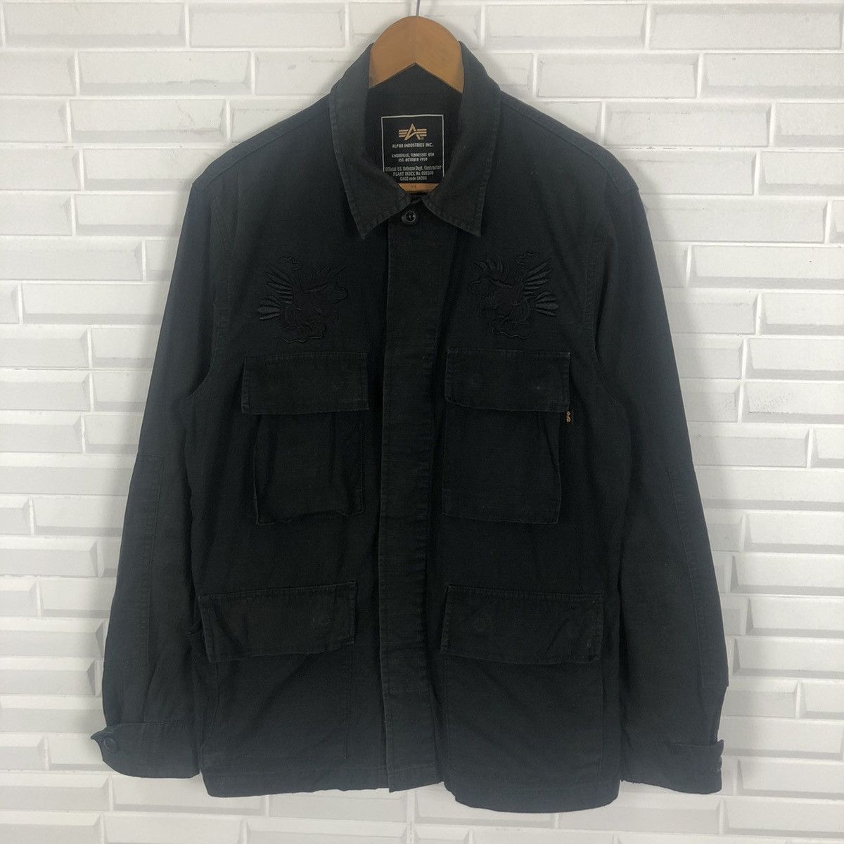Alpha Industries × Vintage ALPHA INDUSTRIES NICE DESIGN LIGHT JACKET Size US M / EU 48-50 / 2 - 2 Thumbnail