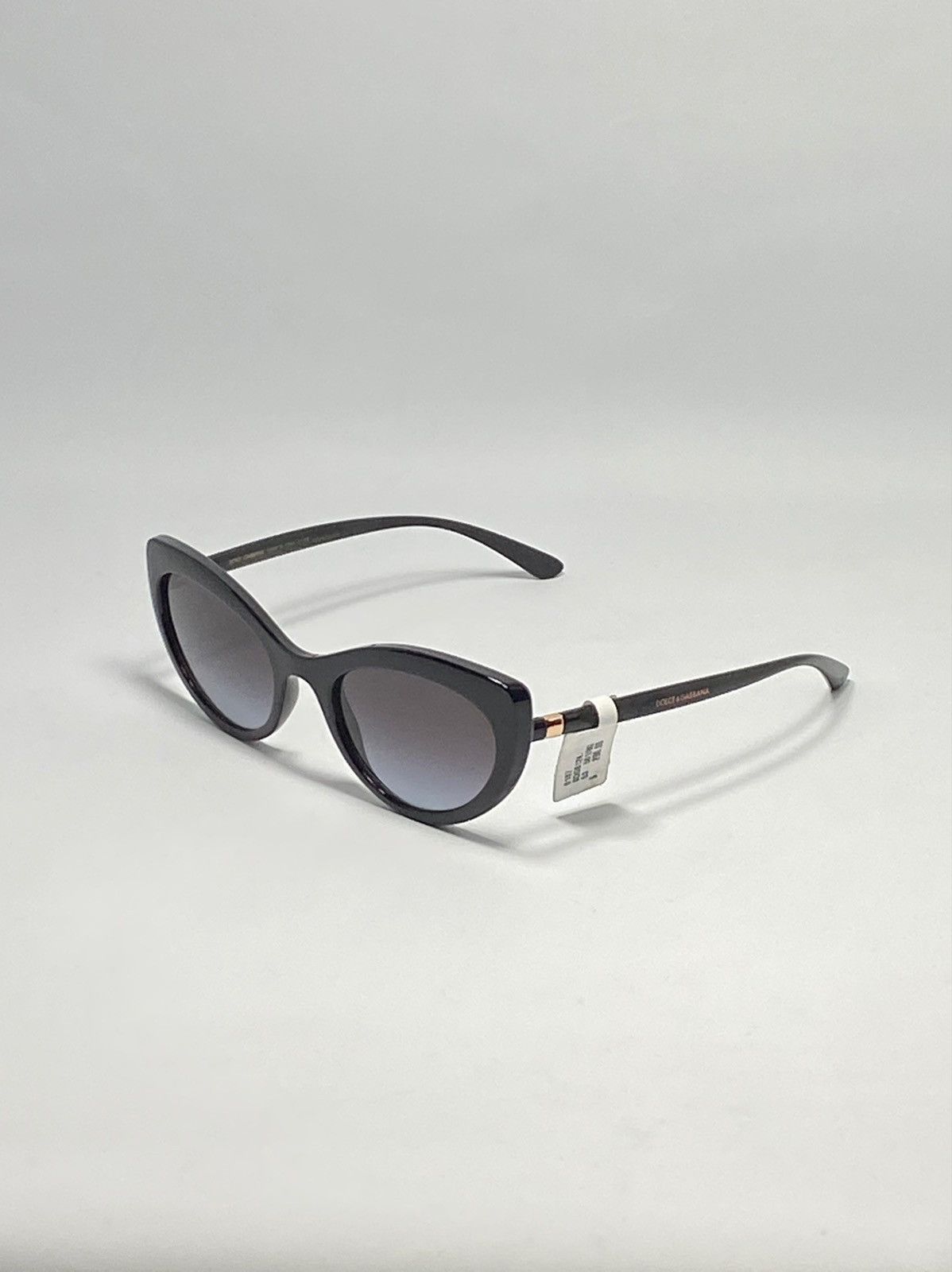 Dolce Gabbana Black Cat Eye Sunglasses 53mm