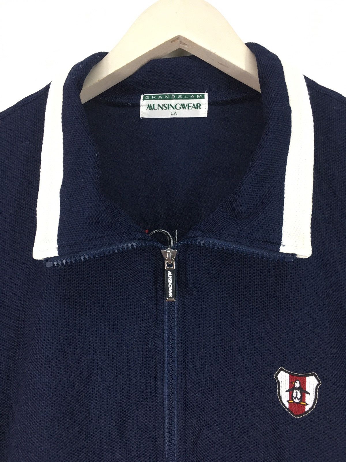 Grand Slam Vintage Grand slam Munsingwear sleeve less zip up jacket Size US L / EU 52-54 / 3 - 3 Thumbnail