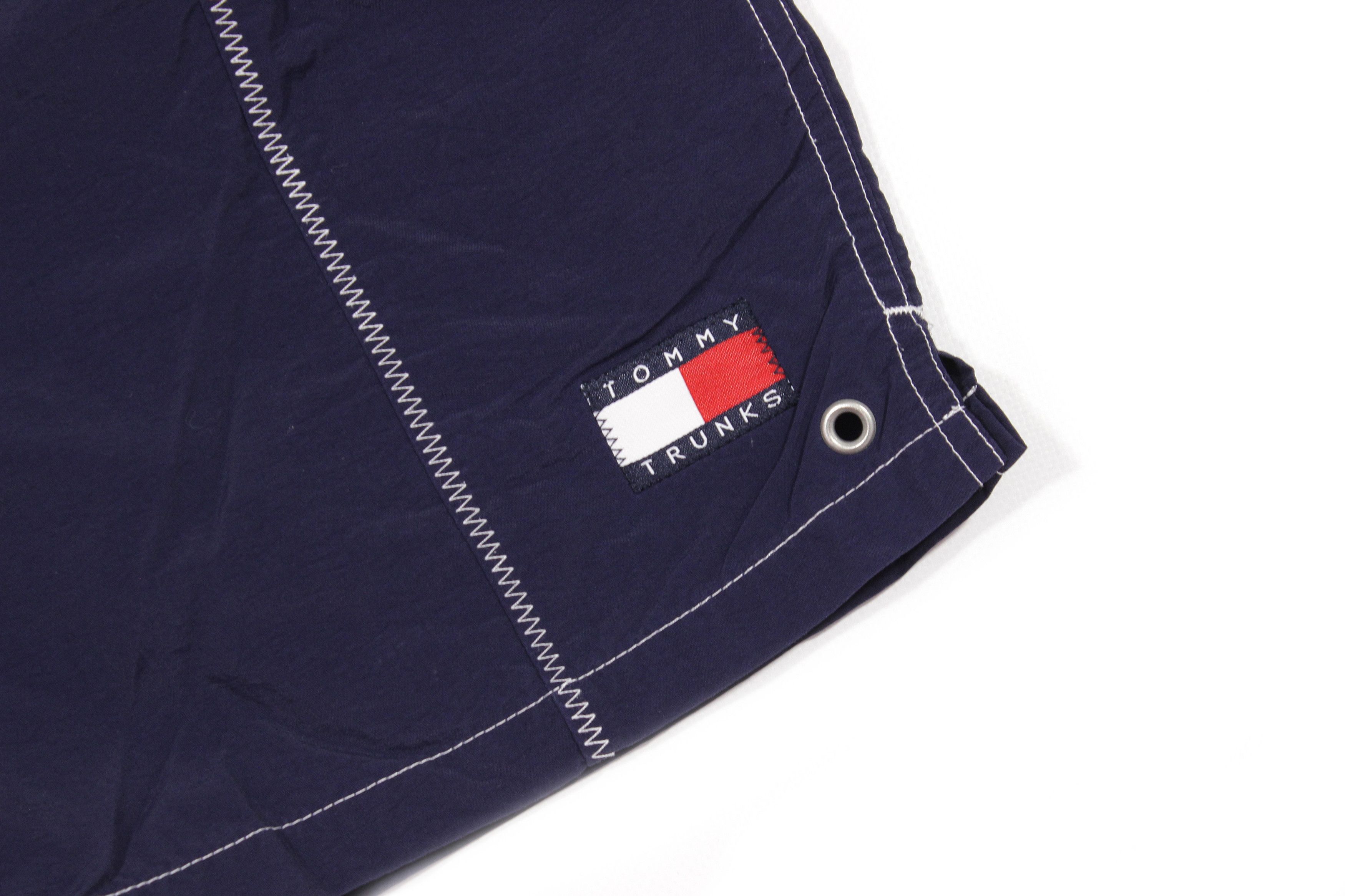 Tommy Hilfiger 90S Logo Nylon Swim Shorts Vintage Size US 30 / EU 46 - 3 Thumbnail