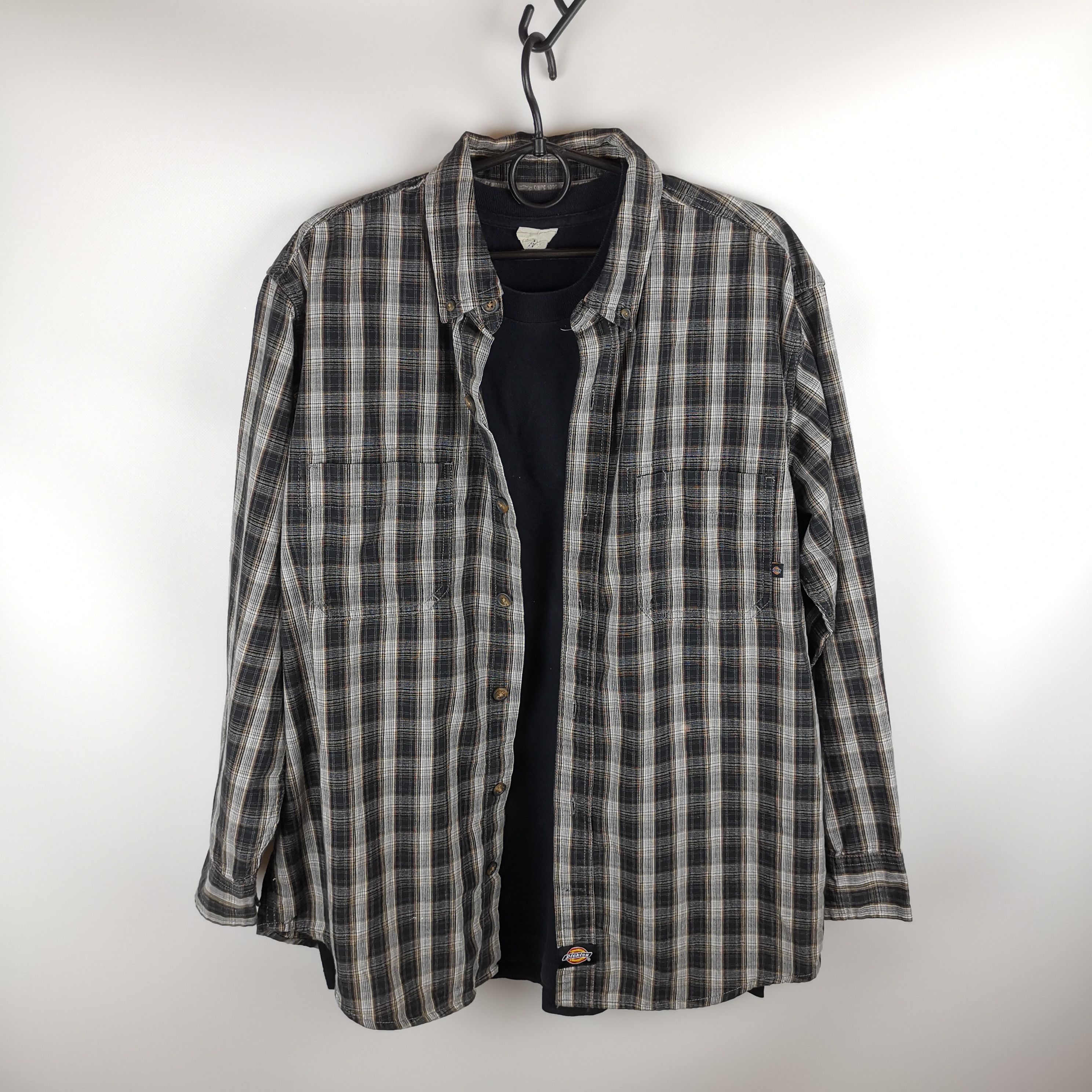 Dickies Dickies vintage check plaid button up shirt Size US L / EU 52-54 / 3 - 1 Thumbnail