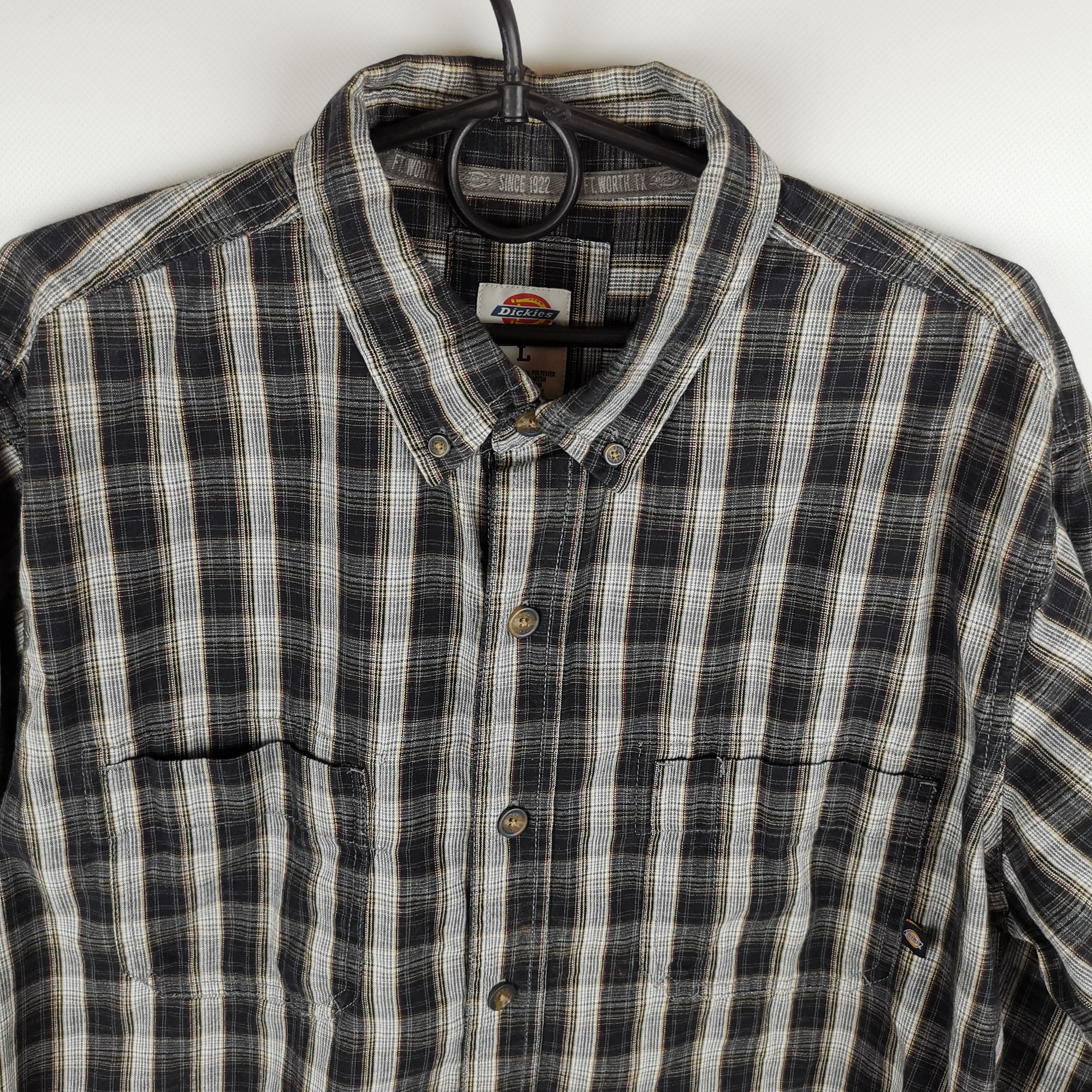 Dickies Dickies vintage check plaid button up shirt Size US L / EU 52-54 / 3 - 2 Thumbnail