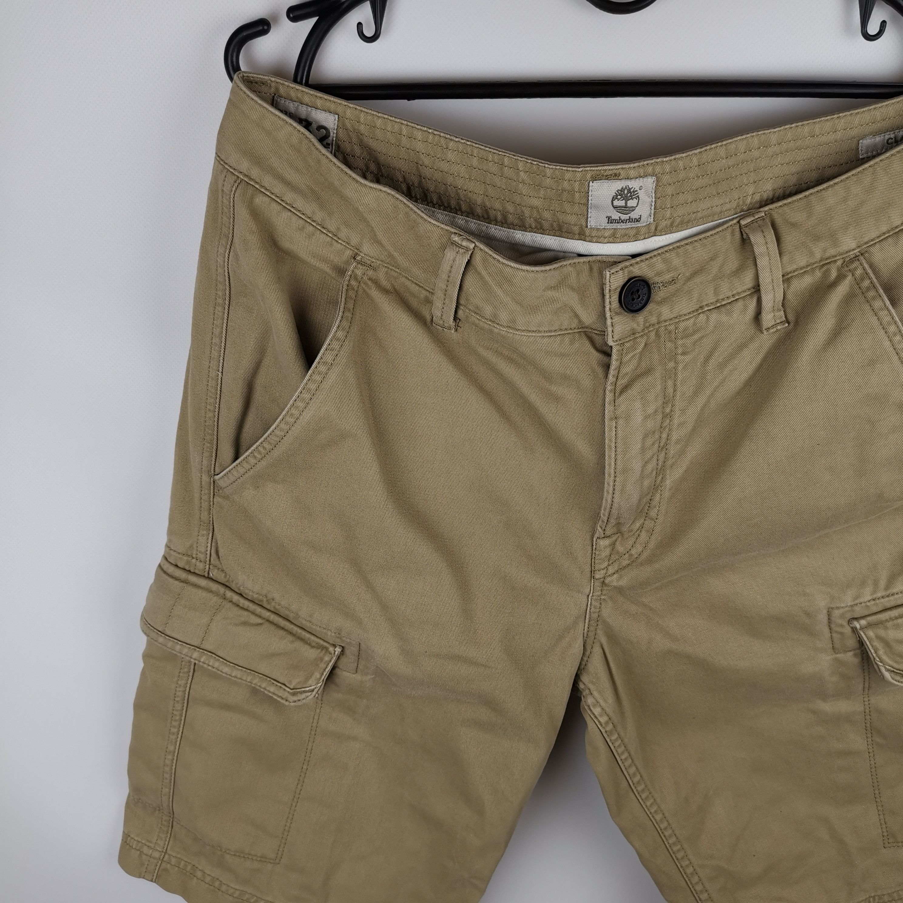 Timberland Timberland vintage beige cargo shorts travis scott style Size US 32 / EU 48 - 4 Thumbnail