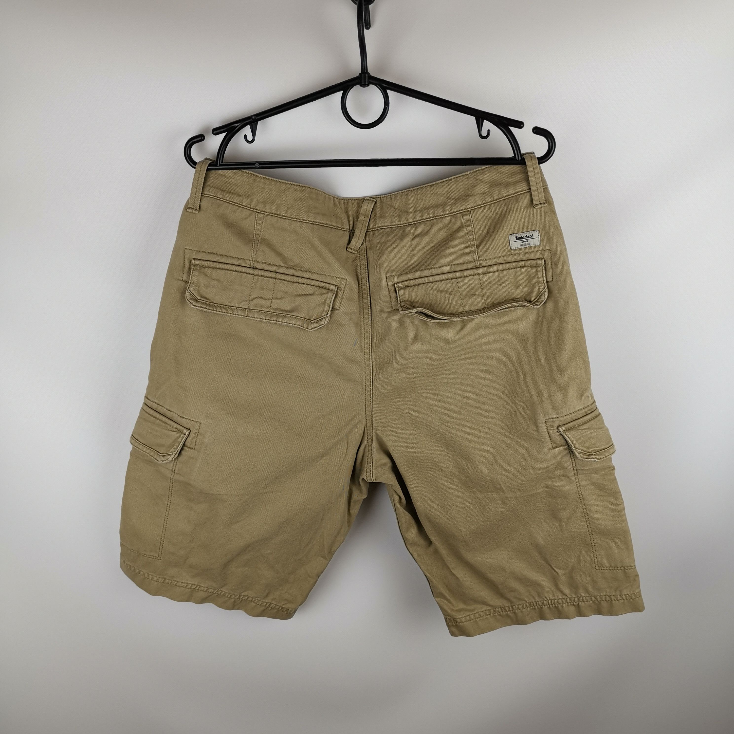 Timberland Timberland vintage beige cargo shorts travis scott style Size US 32 / EU 48 - 2 Thumbnail