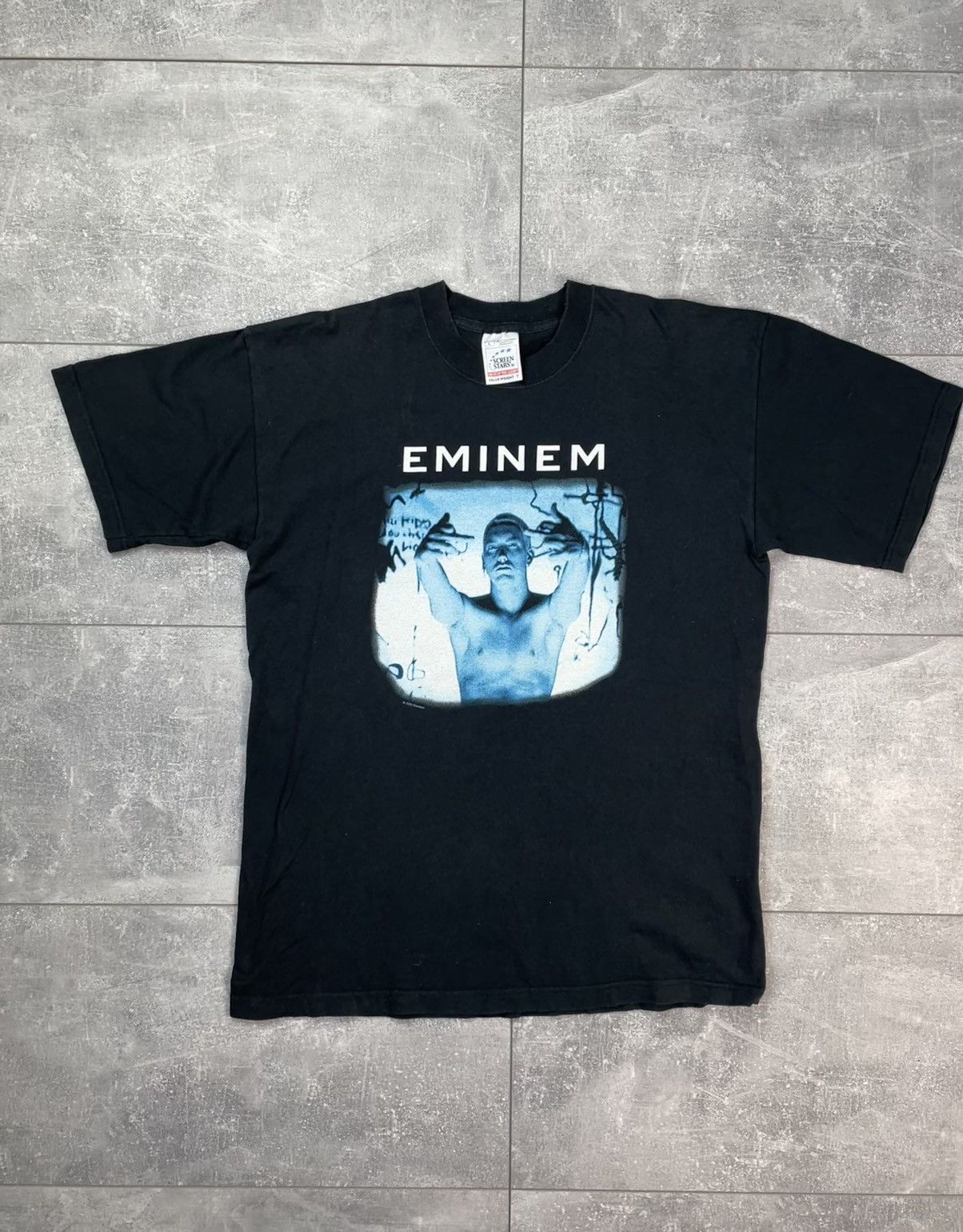 Vintage Vintage Eminem Slim Shady Middle Finger 1999 T Shirt | Grailed