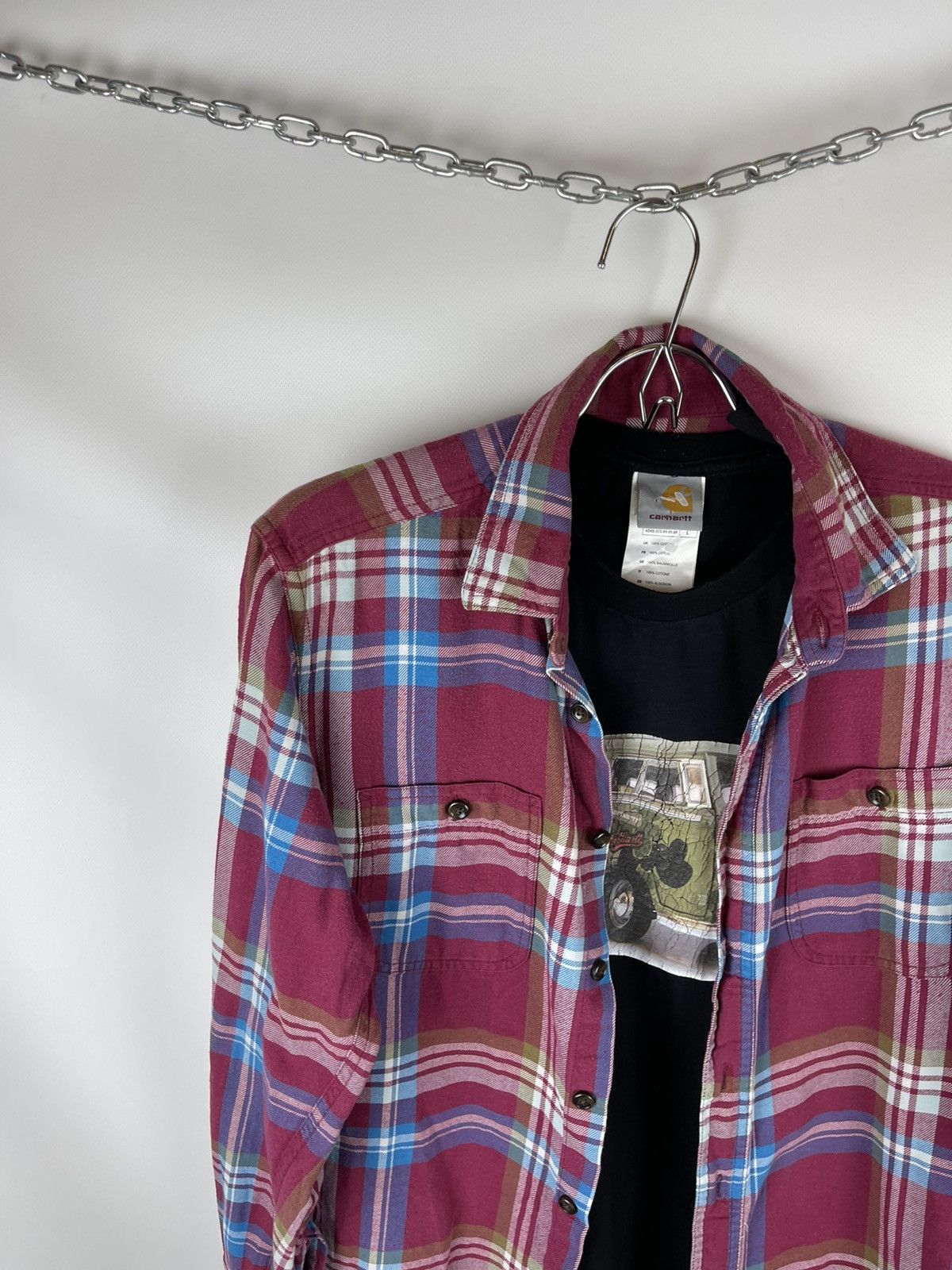 Flannel Uniqlo flannel vintage checkered shirt travis Scott style Size US M / EU 48-50 / 2 - 2 Thumbnail