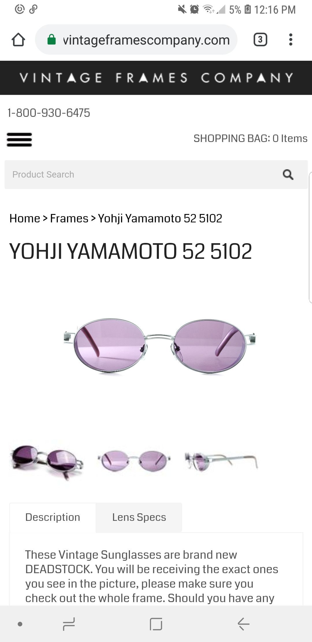 Yohji Yamamoto Vintage Yohji Yamamoto Sunglasses Size ONE SIZE - 1 Thumbnail