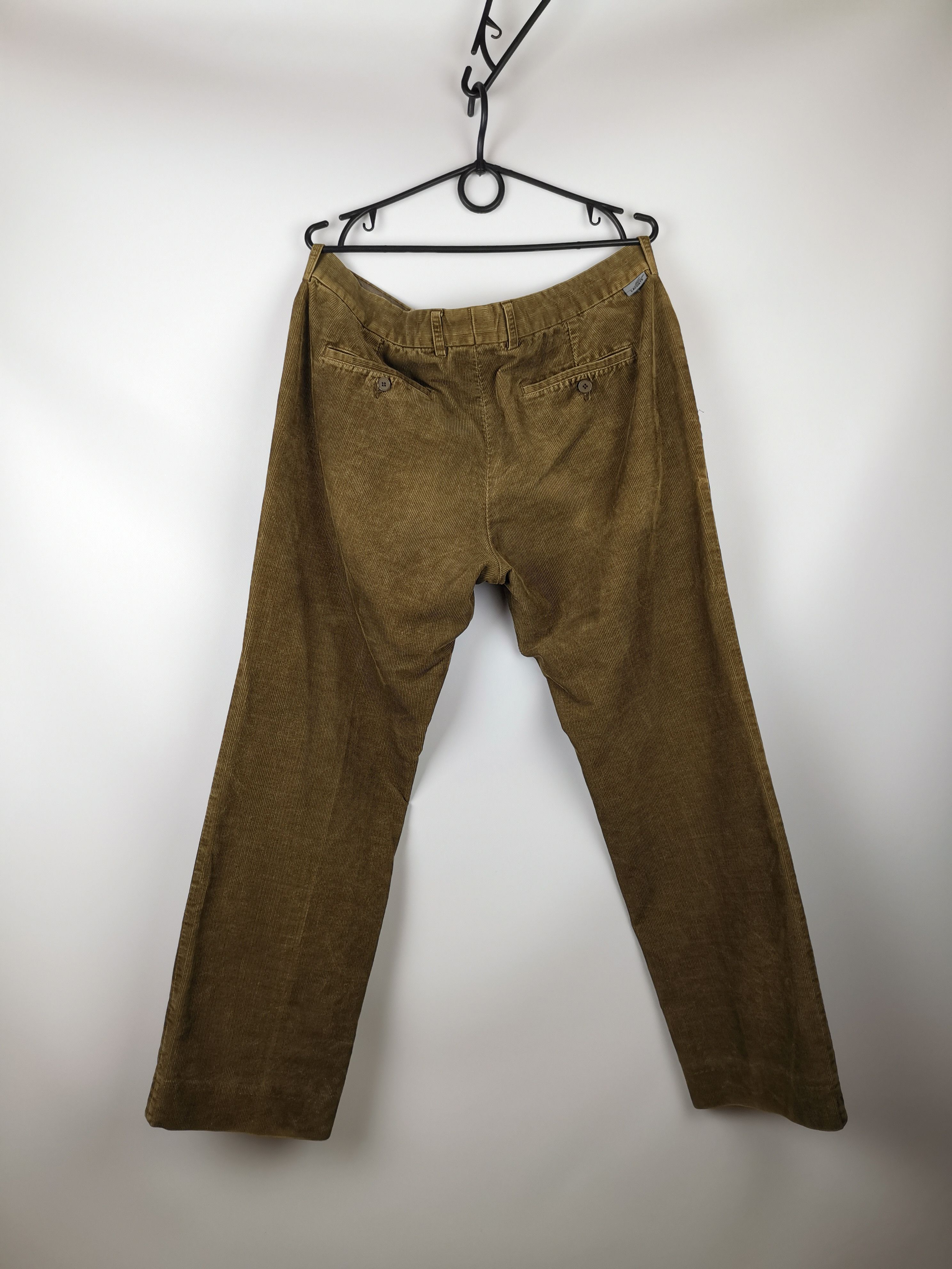 Lacoste × Vintage Lacoste vintage corduroy brown casual pants Size US 34 / EU 50 - 2 Thumbnail