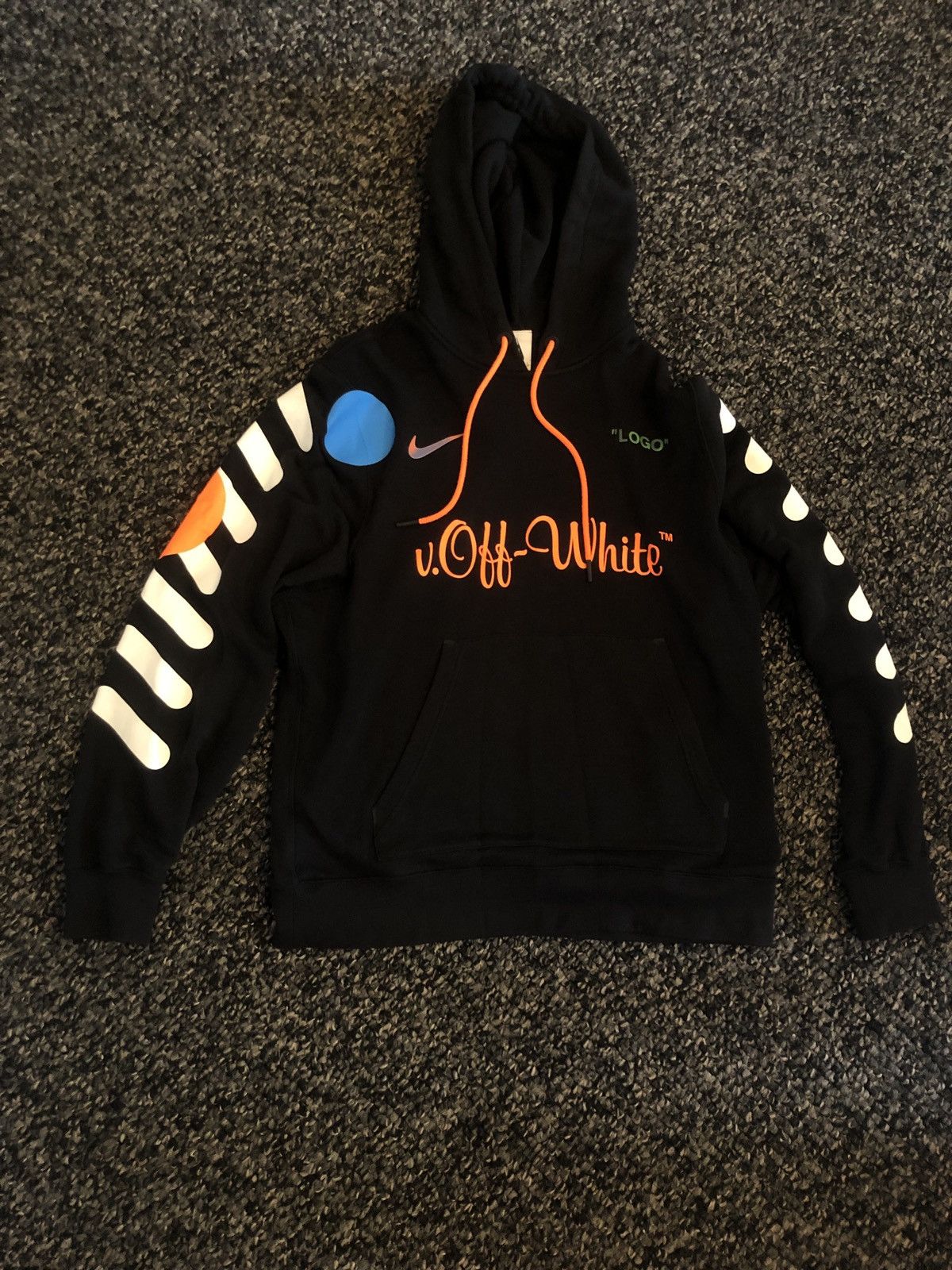 Nike Nikelab x OFF-WHITE Mercurial NRG X Hoodie black | Grailed