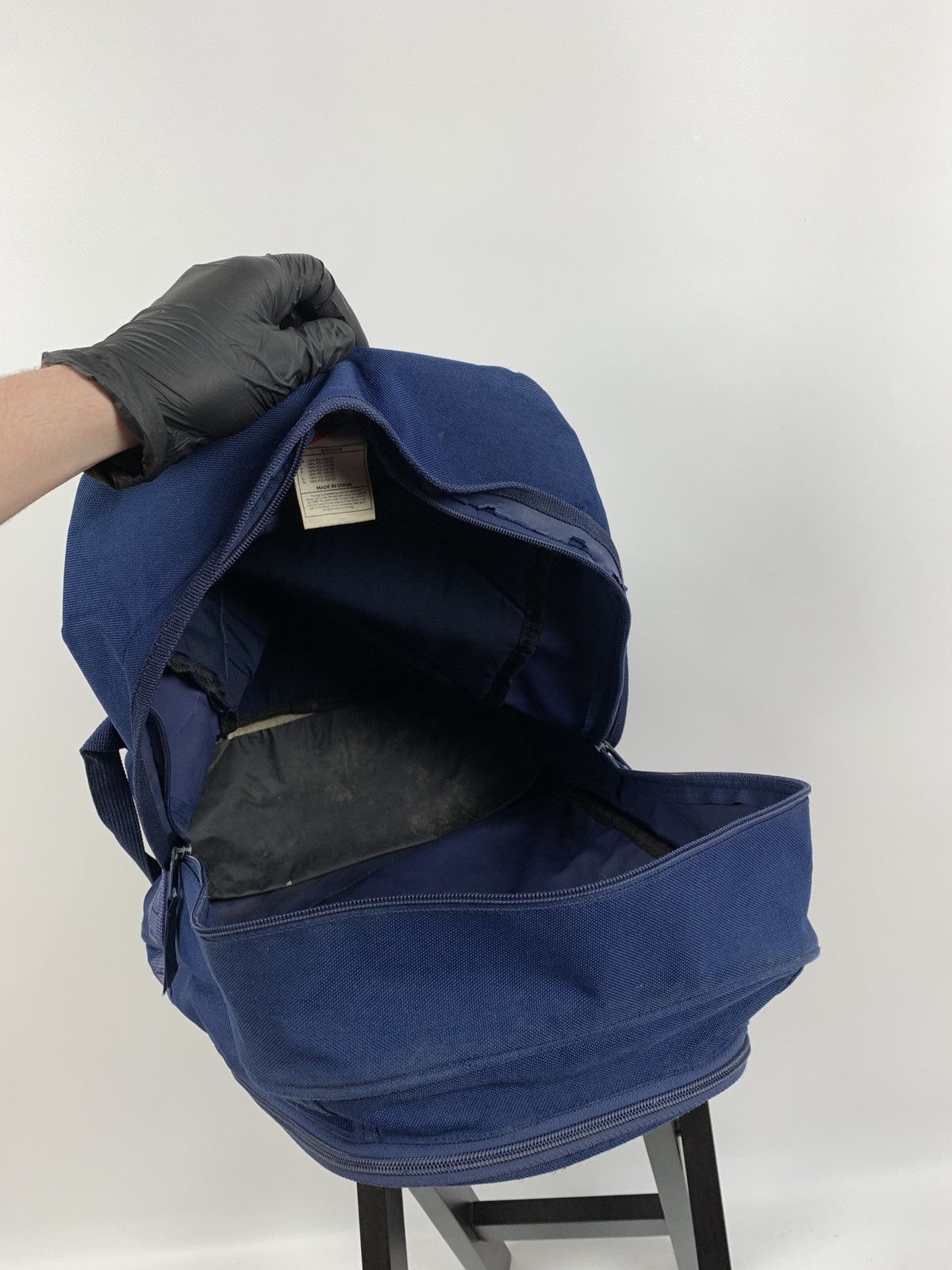 Nike 90s Vintage Nike Big Logo Swoosh Backpack Bag Size ONE SIZE - 11 Thumbnail