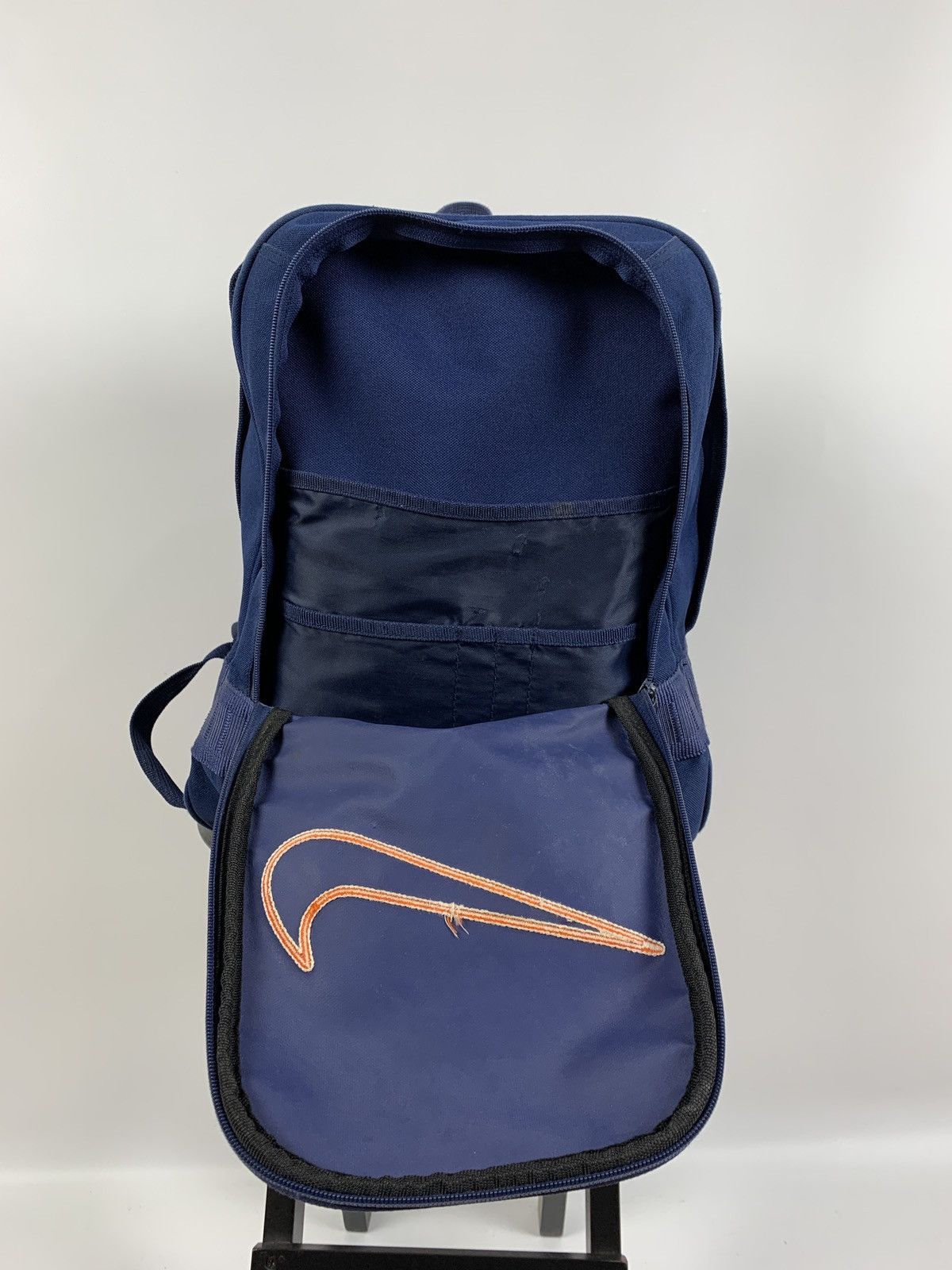 Nike 90s Vintage Nike Big Logo Swoosh Backpack Bag Size ONE SIZE - 6 Thumbnail