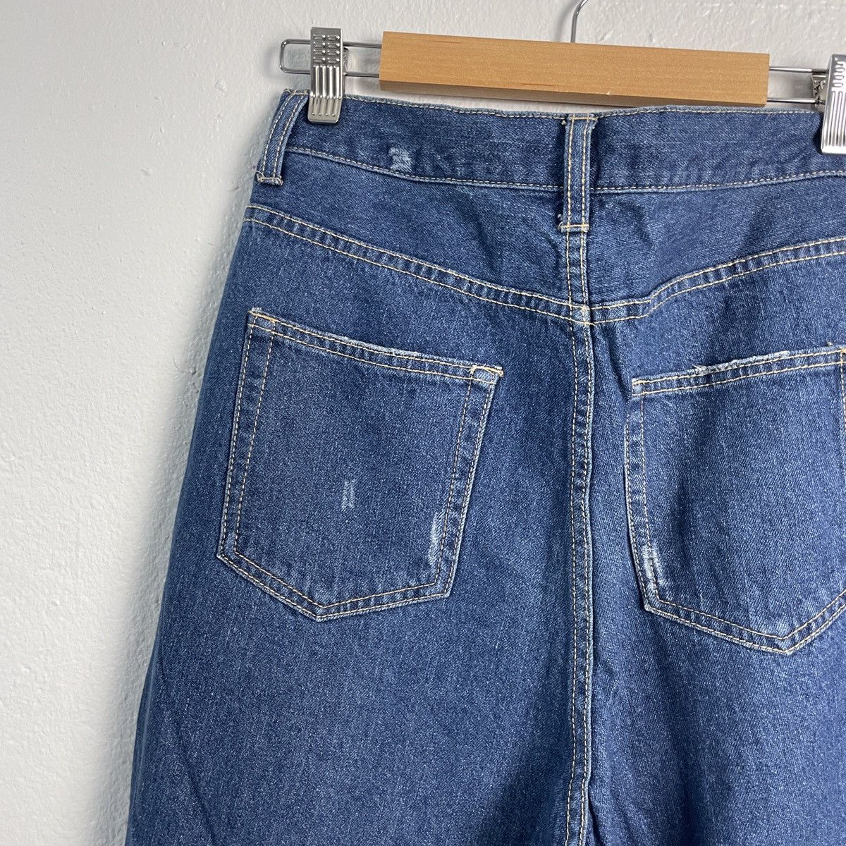 Japanese Brand Vintage awego Distressed Style Denim Jeans Size US 29 - 9 Thumbnail