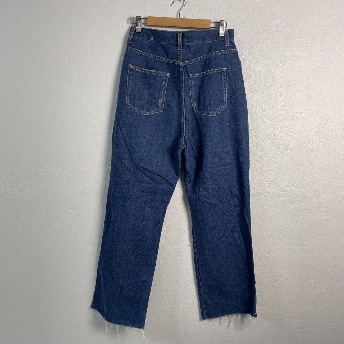 Japanese Brand Vintage awego Distressed Style Denim Jeans Size US 29 - 7 Thumbnail