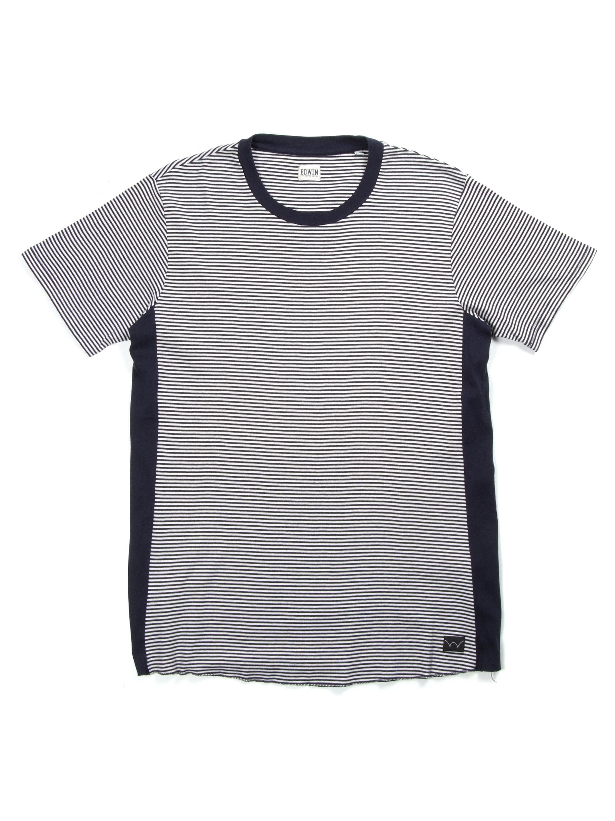 Edwin EDWIN Japanese Brand Stripped T-shirt (M) Size US M / EU 48-50 / 2 - 1 Thumbnail