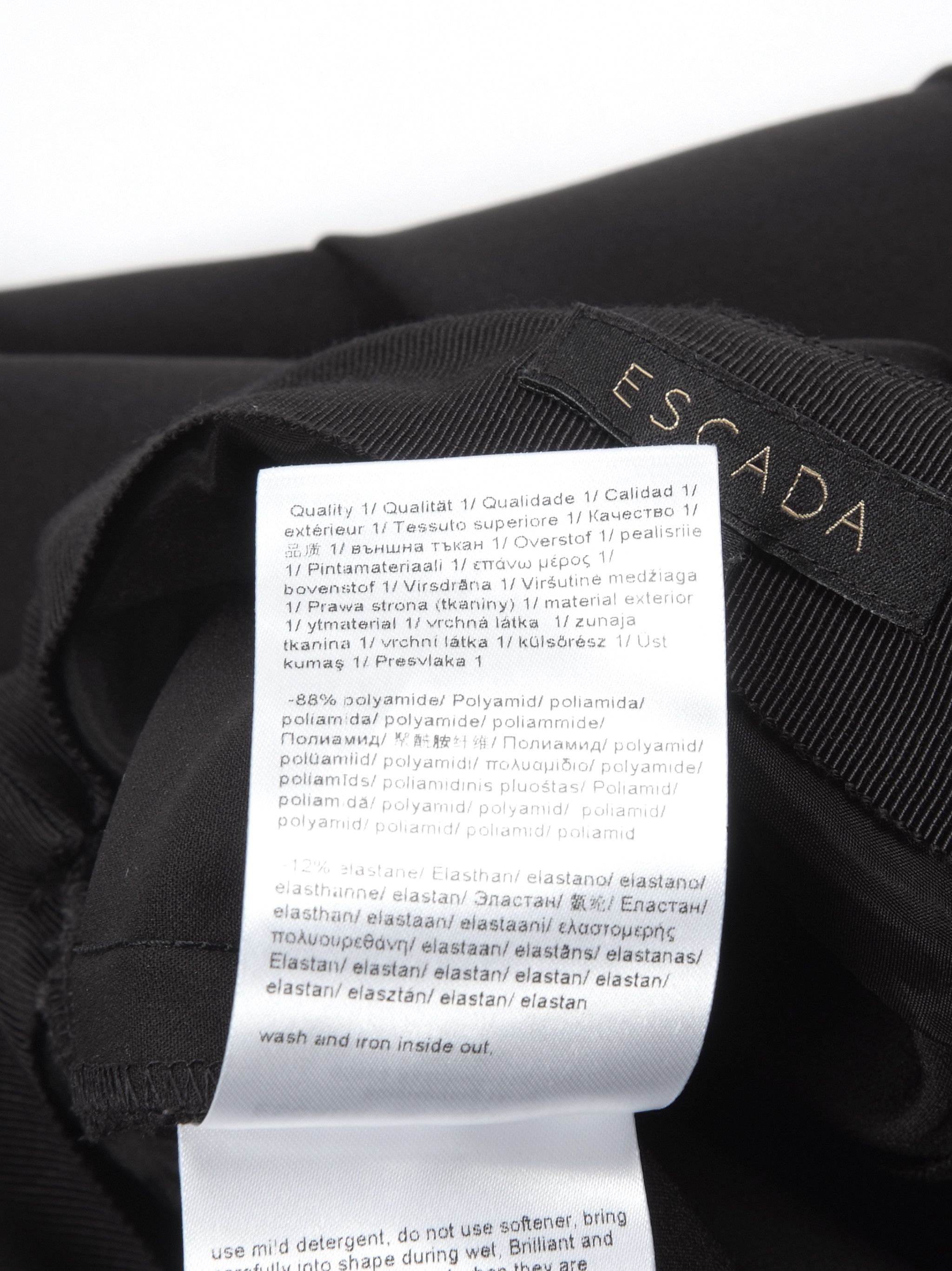 Escada Womens ESCADA High Rise Solid Pants Size 30" / US 8 / IT 44 - 5 Thumbnail
