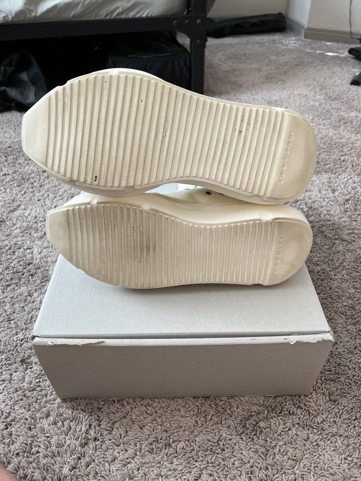 Rick Owens Rick Owens Beetle Abstract white boots Size US 10.5 / EU 43-44 - 7 Thumbnail