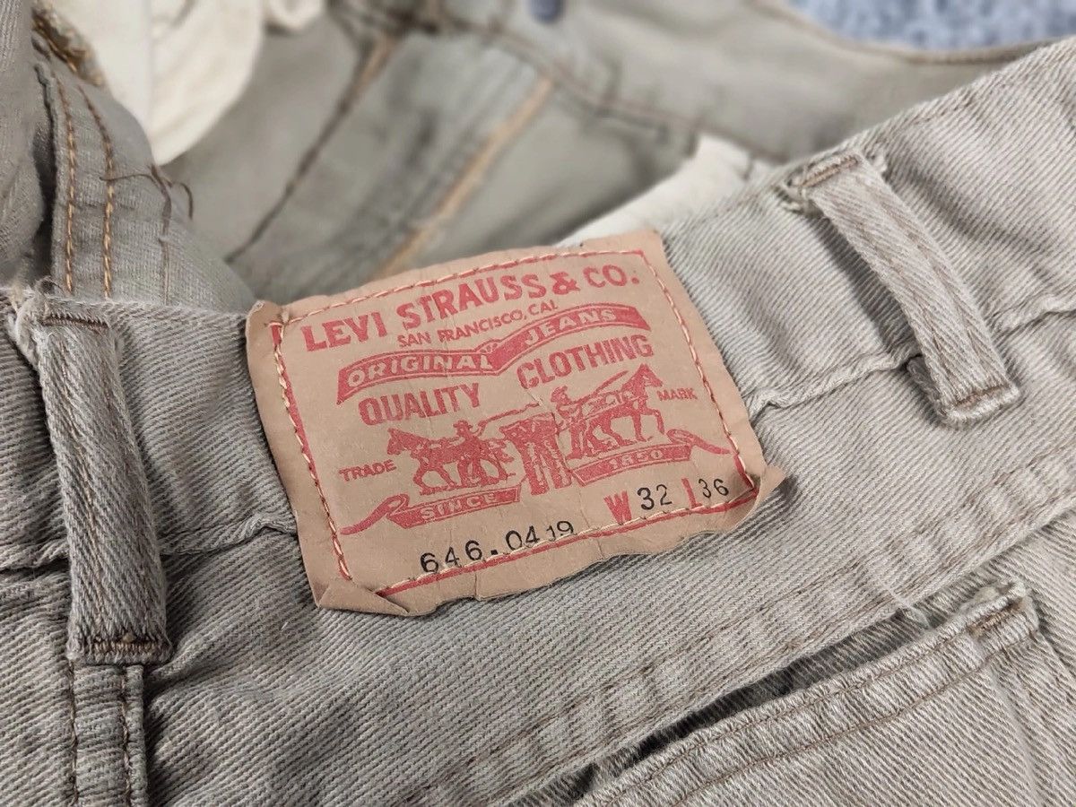 Levi's Vintage Clothing Vintage Levi's 646 0419 Big E Orange Tag Faded Oliver Pants Size US 30 / EU 46 - 18 Thumbnail
