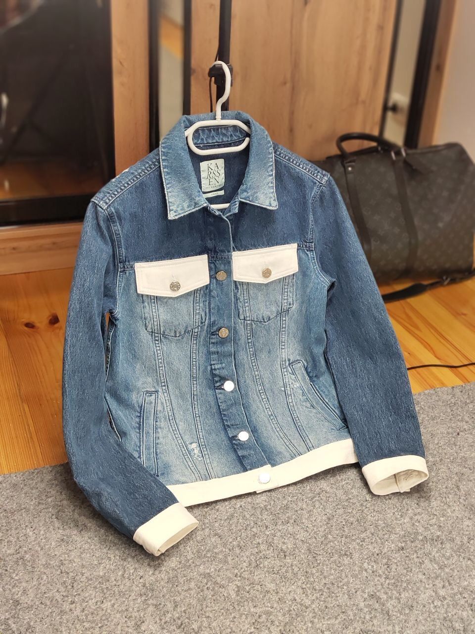 Japanese Brand Zoe Karssen Designer Denim Jeans Blue Pockets Jacket Size US S / EU 44-46 / 1 - 20 Thumbnail