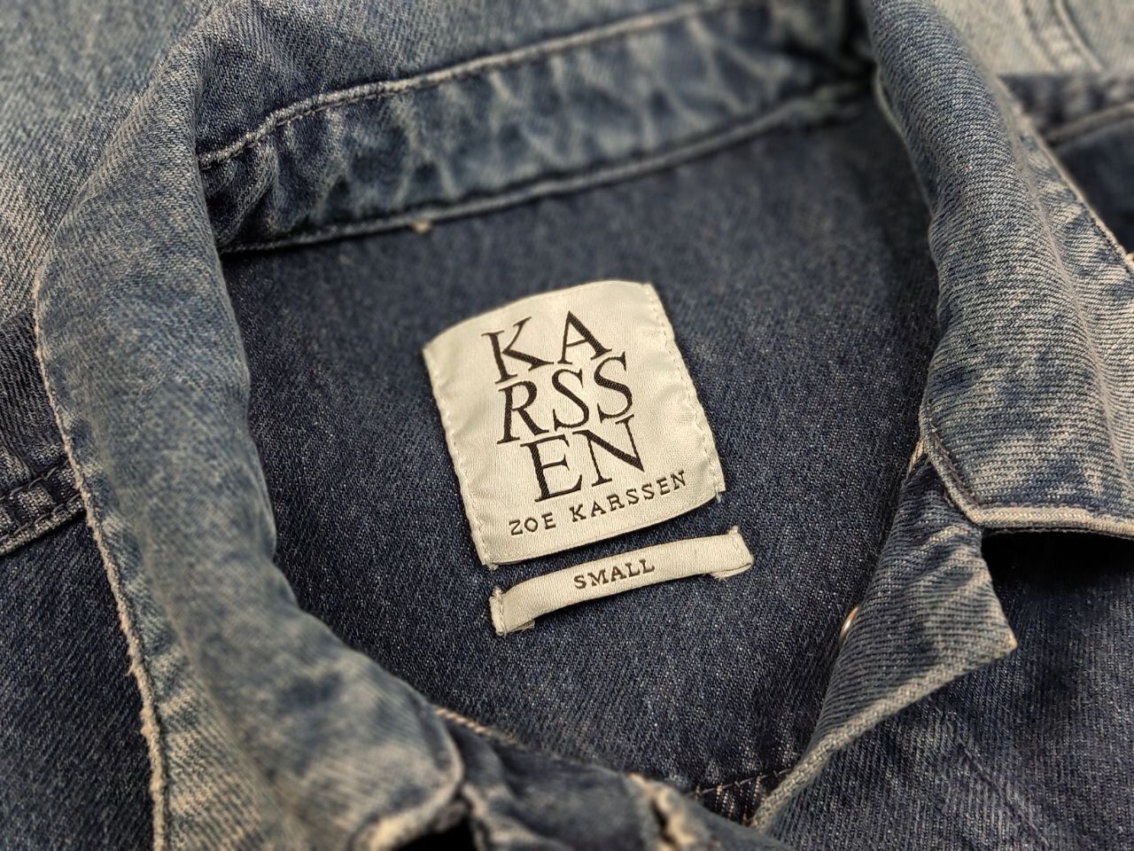 Japanese Brand Zoe Karssen Designer Denim Jeans Blue Pockets Jacket Size US S / EU 44-46 / 1 - 16 Thumbnail