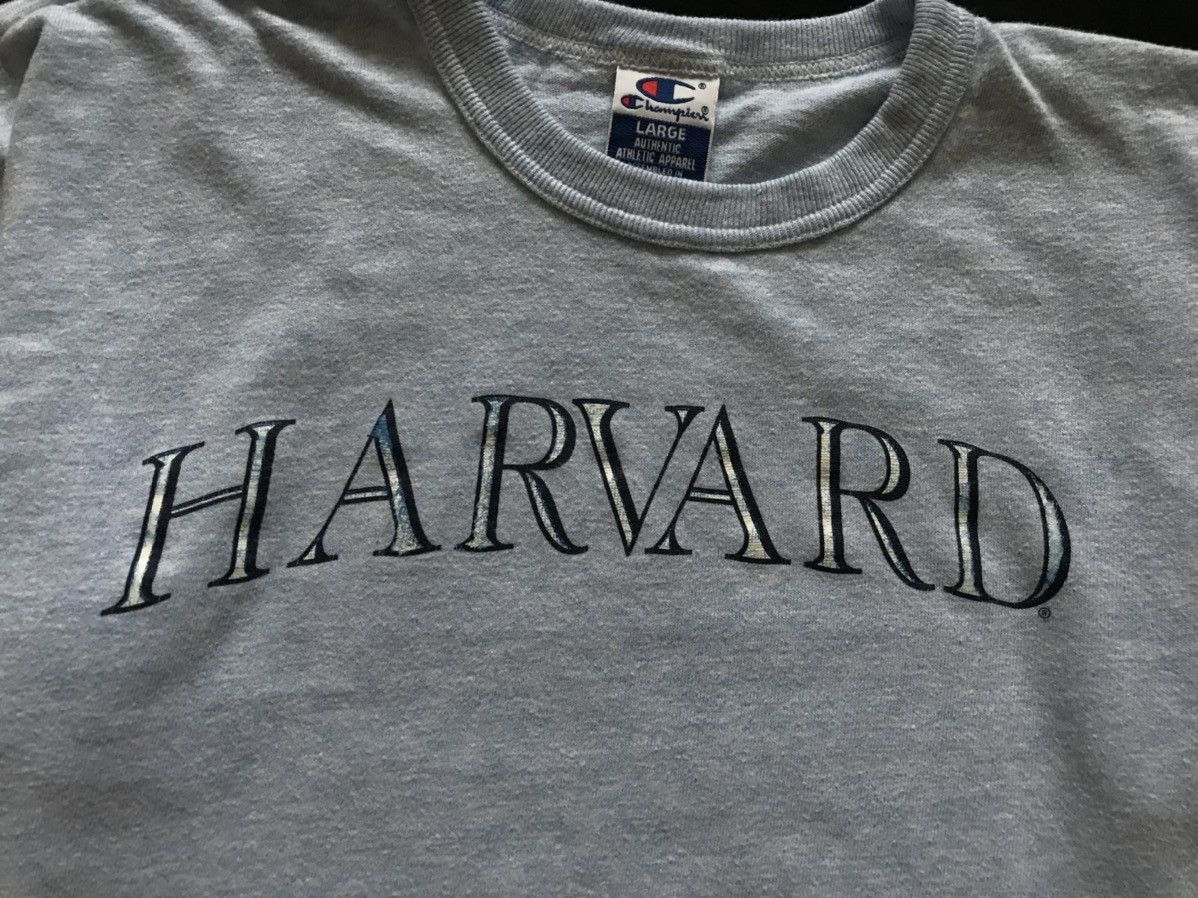 Champion Champion Harvard T-shirt Size L Blue Rare Top Made in Mexico Size US L / EU 52-54 / 3 - 2 Thumbnail