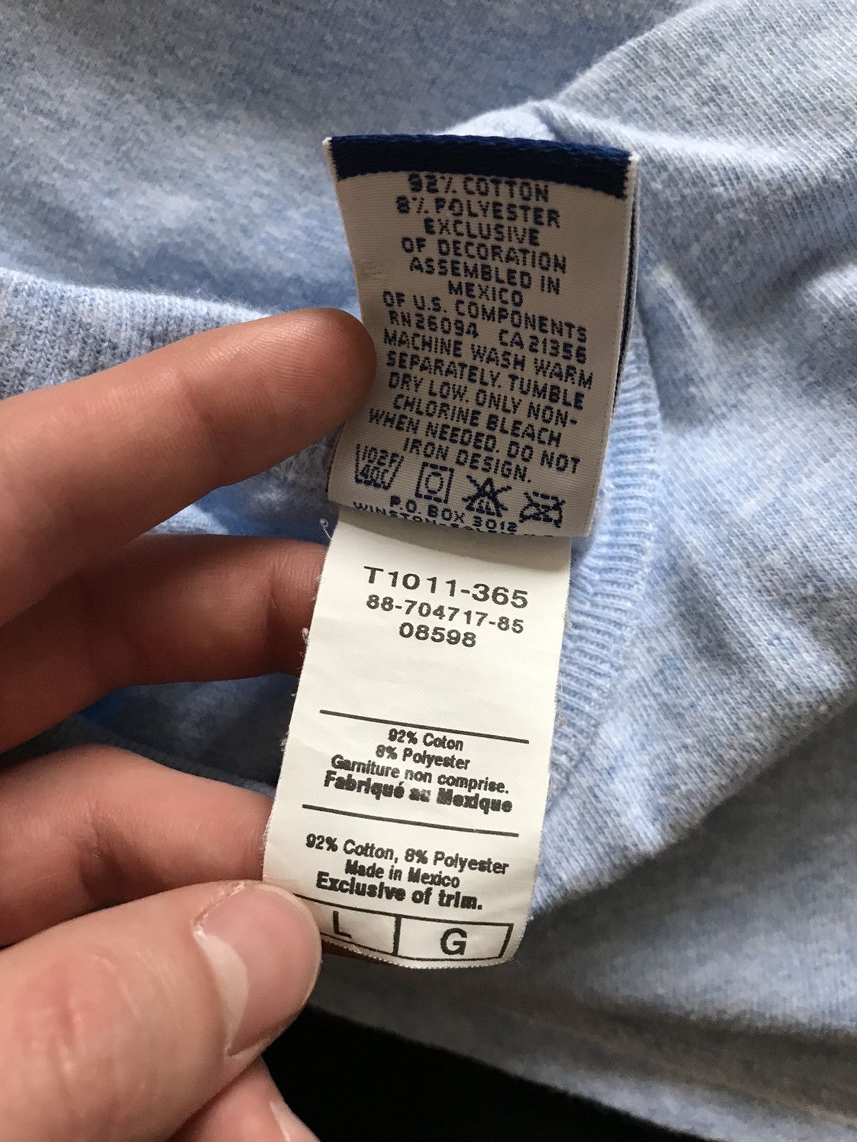 Champion Champion Harvard T-shirt Size L Blue Rare Top Made in Mexico Size US L / EU 52-54 / 3 - 6 Thumbnail