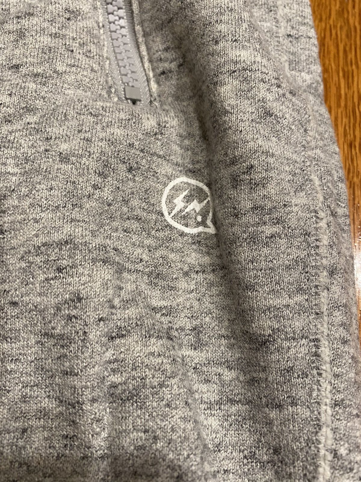 Fragment Design Fragment Design Mini Logo Grey Sweatpants - Size L Size US 32 / EU 48 - 2 Thumbnail