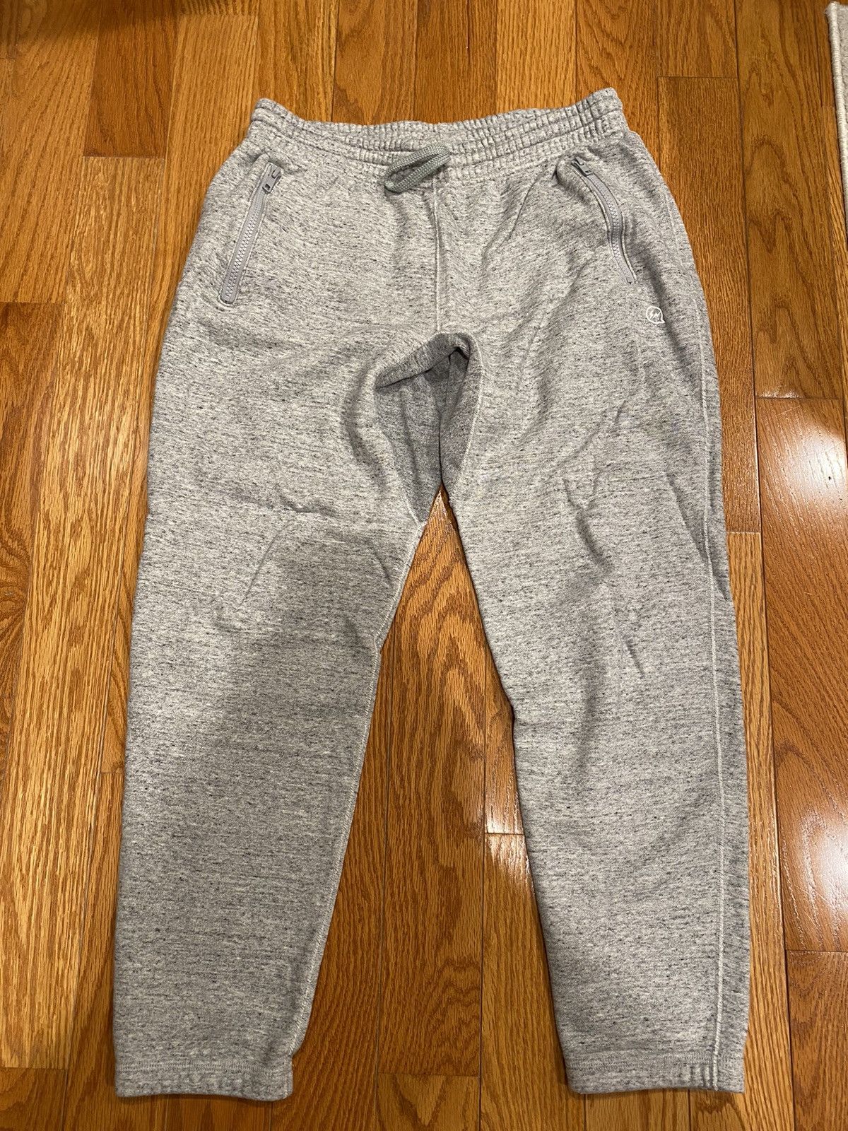Fragment Design Fragment Design Mini Logo Grey Sweatpants - Size L Size US 32 / EU 48 - 1 Thumbnail