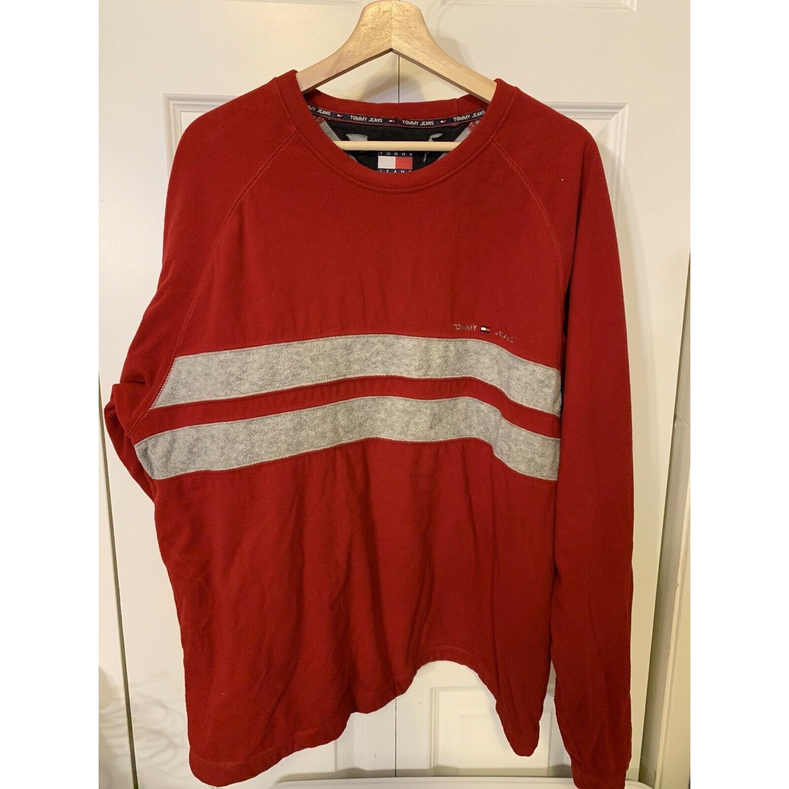 Tommy Hilfiger Vtg 90's Tommy Hilfiger Mens Sz XXL pullover crewneck Size US XXL / EU 58 / 5 - 3 Thumbnail