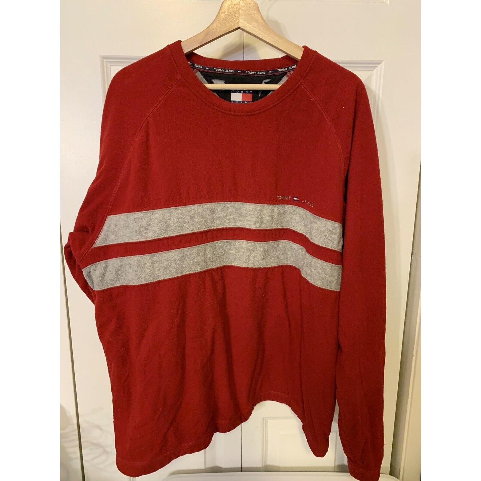 Tommy Hilfiger Vtg 90's Tommy Hilfiger Mens Sz XXL pullover crewneck Size US XXL / EU 58 / 5 - 1 Thumbnail