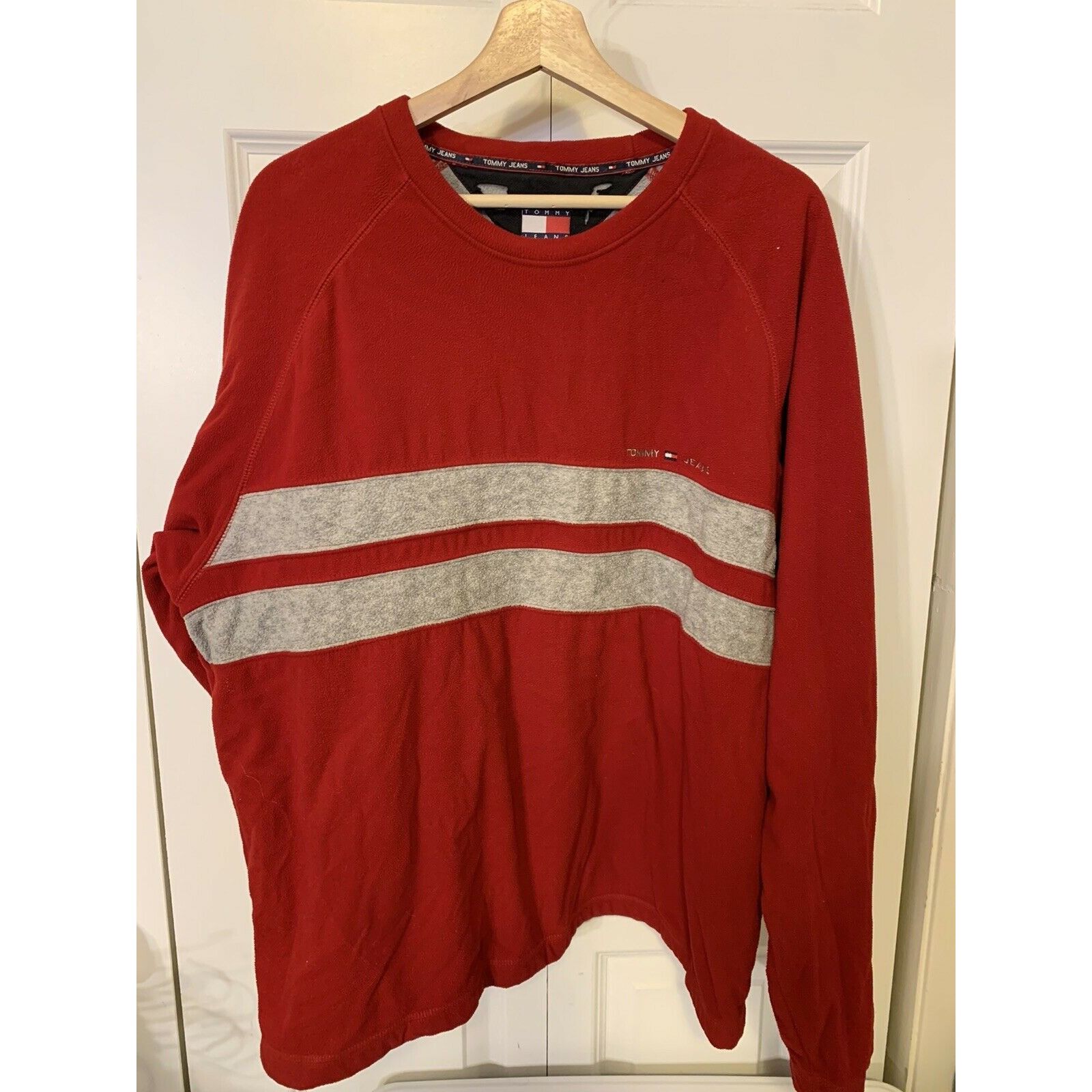Tommy Hilfiger Vtg 90's Tommy Hilfiger Mens Sz XXL pullover crewneck Size US XXL / EU 58 / 5 - 4 Thumbnail