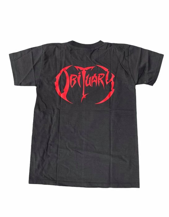 Vintage Obituary Slowly We Rot Horror Death Metal Band Tee Shirt Size US L / EU 52-54 / 3 - 3 Preview