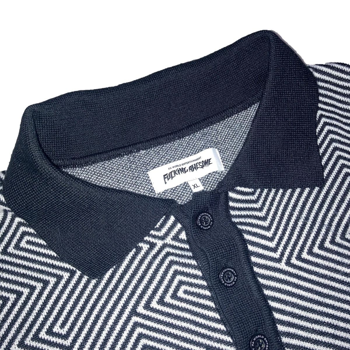 Fucking Awesome Fucking Awesome Hurt Your Eyes L/S Polo Size US XL / EU 56 / 4 - 2 Thumbnail
